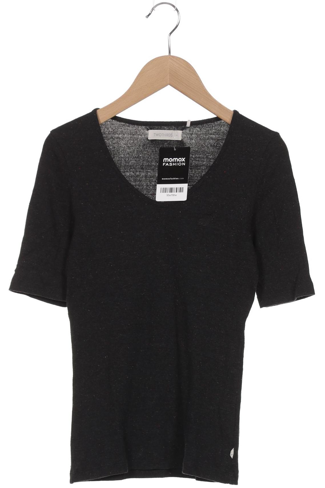 

Twothirds Damen T-Shirt, schwarz, Gr. 34