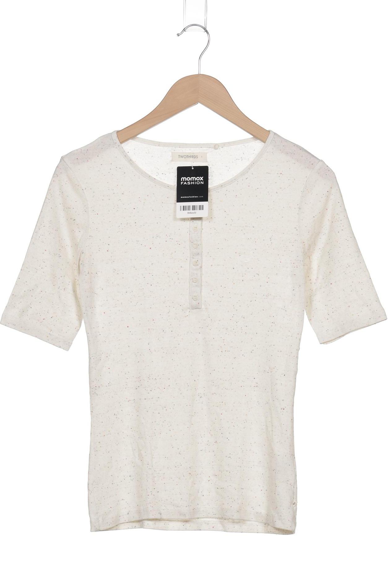

Twothirds Damen T-Shirt, cremeweiß, Gr. 36