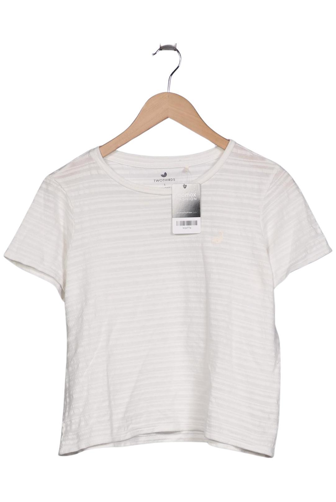 

Twothirds Damen T-Shirt, cremeweiß, Gr. 36