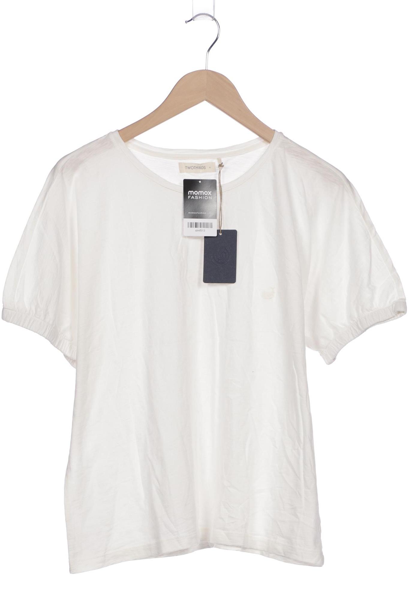

Twothirds Damen T-Shirt, cremeweiß, Gr. 44