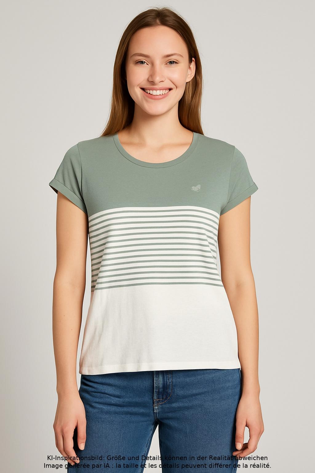 

Twothirds Damen T-Shirt, mehrfarbig, Gr. 36