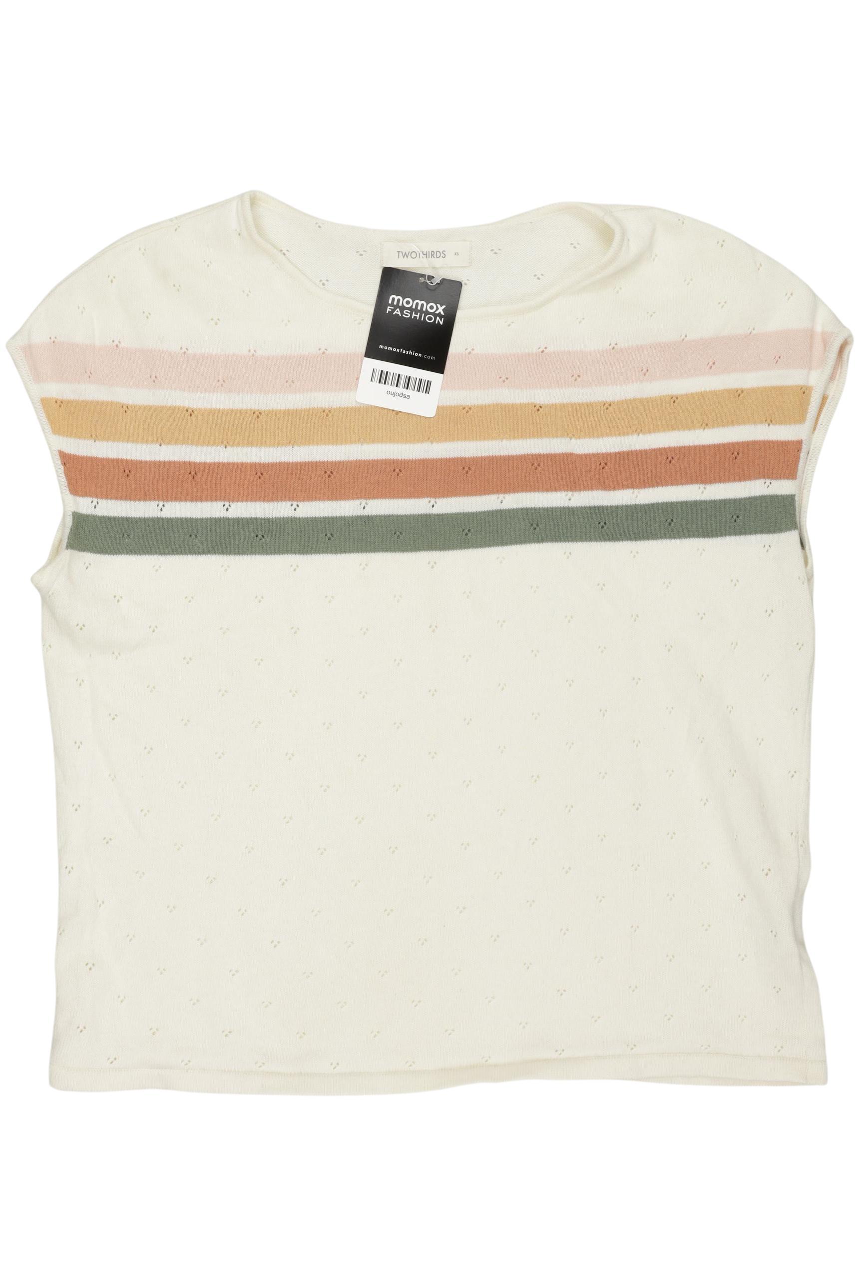 

Twothirds Damen T-Shirt, cremeweiß, Gr. 34