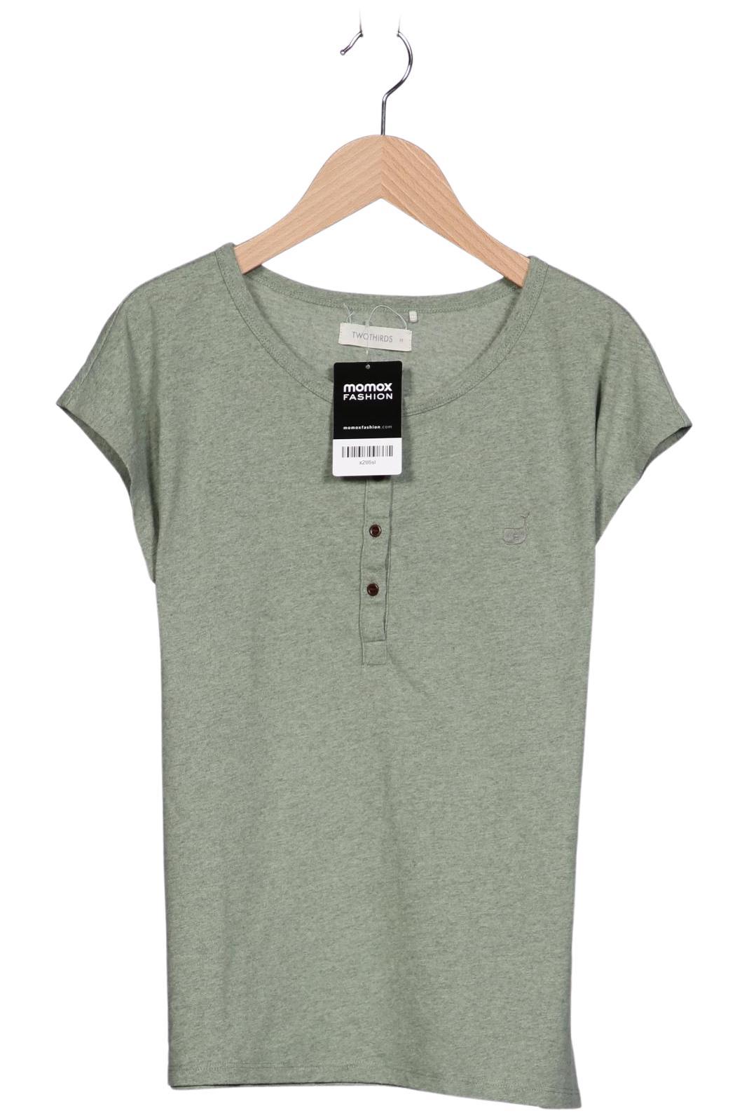 

Twothirds Damen T-Shirt, hellgrün, Gr. 34