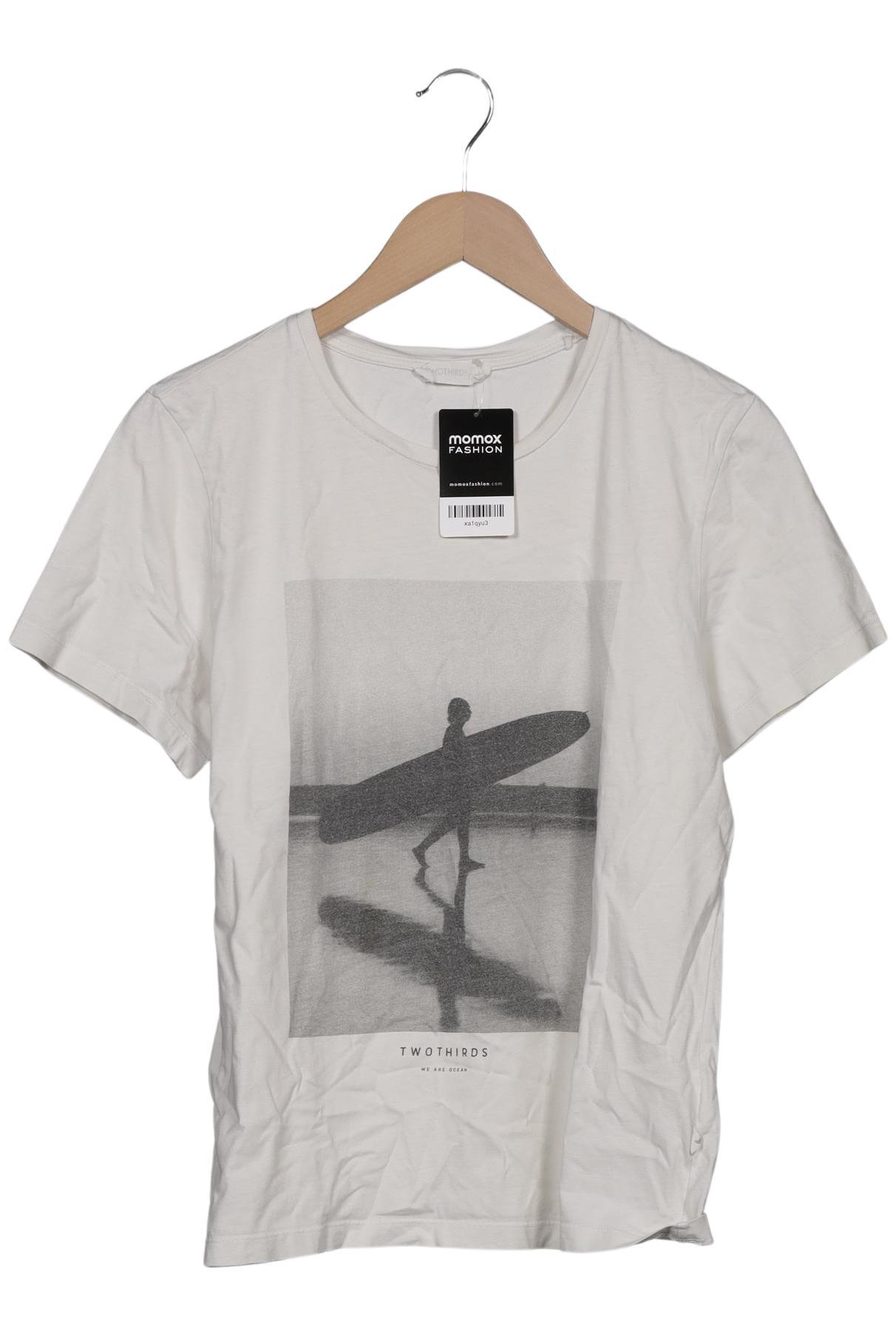 

Twothirds Damen T-Shirt, cremeweiß, Gr. 36
