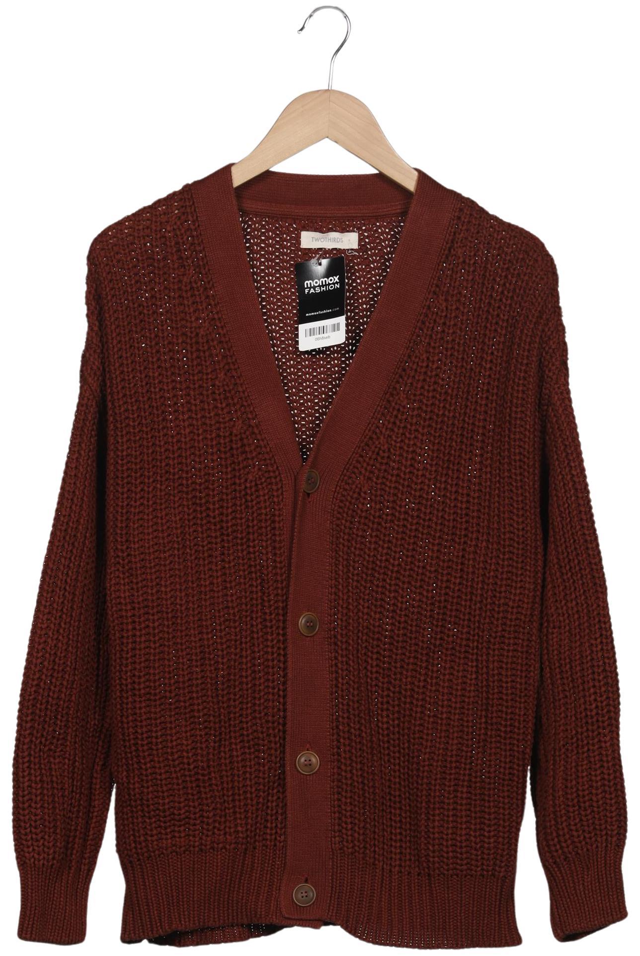 

Twothirds Herren Strickjacke, braun, Gr. 46