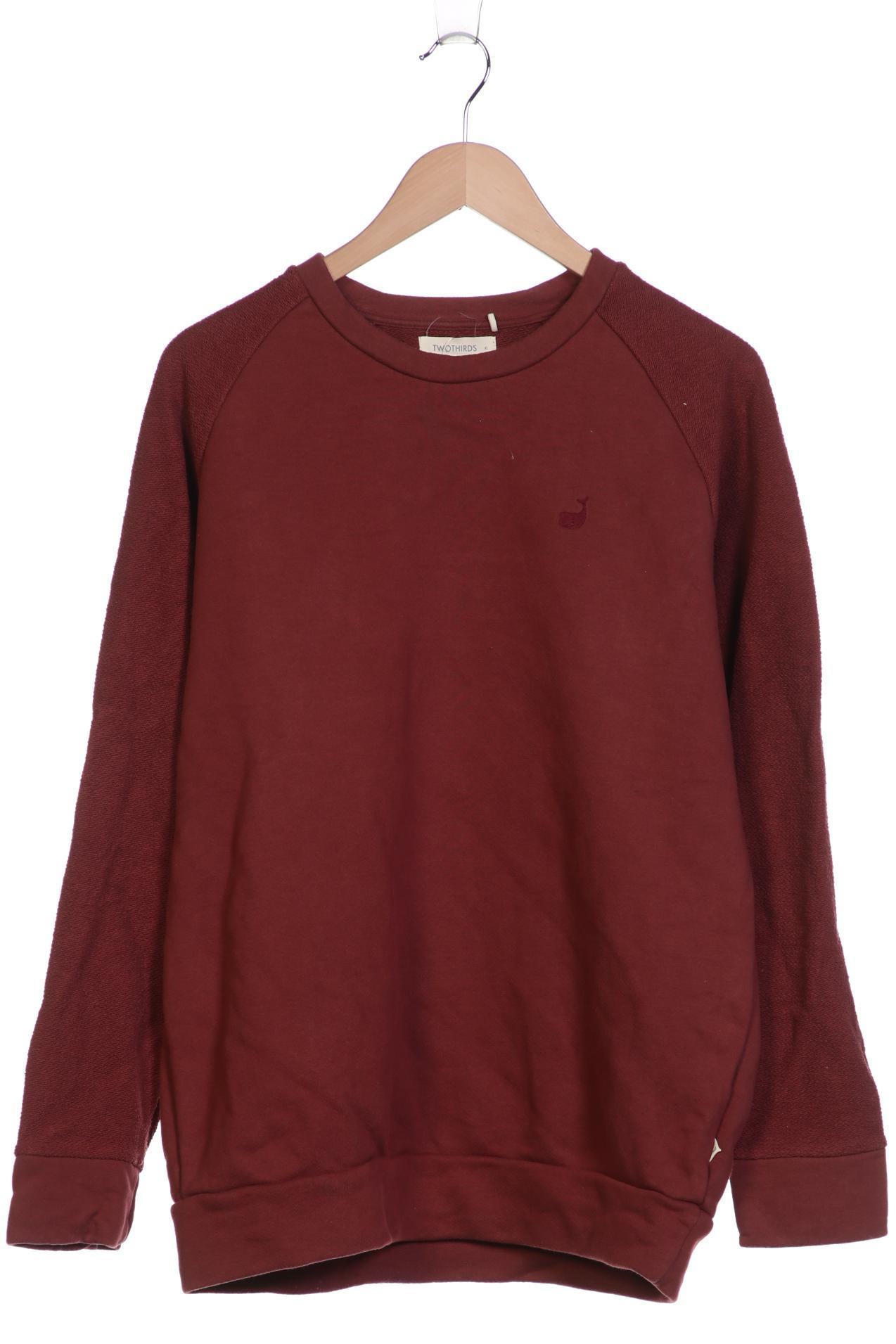 

Twothirds Herren Sweatshirt, bordeaux, Gr. 54