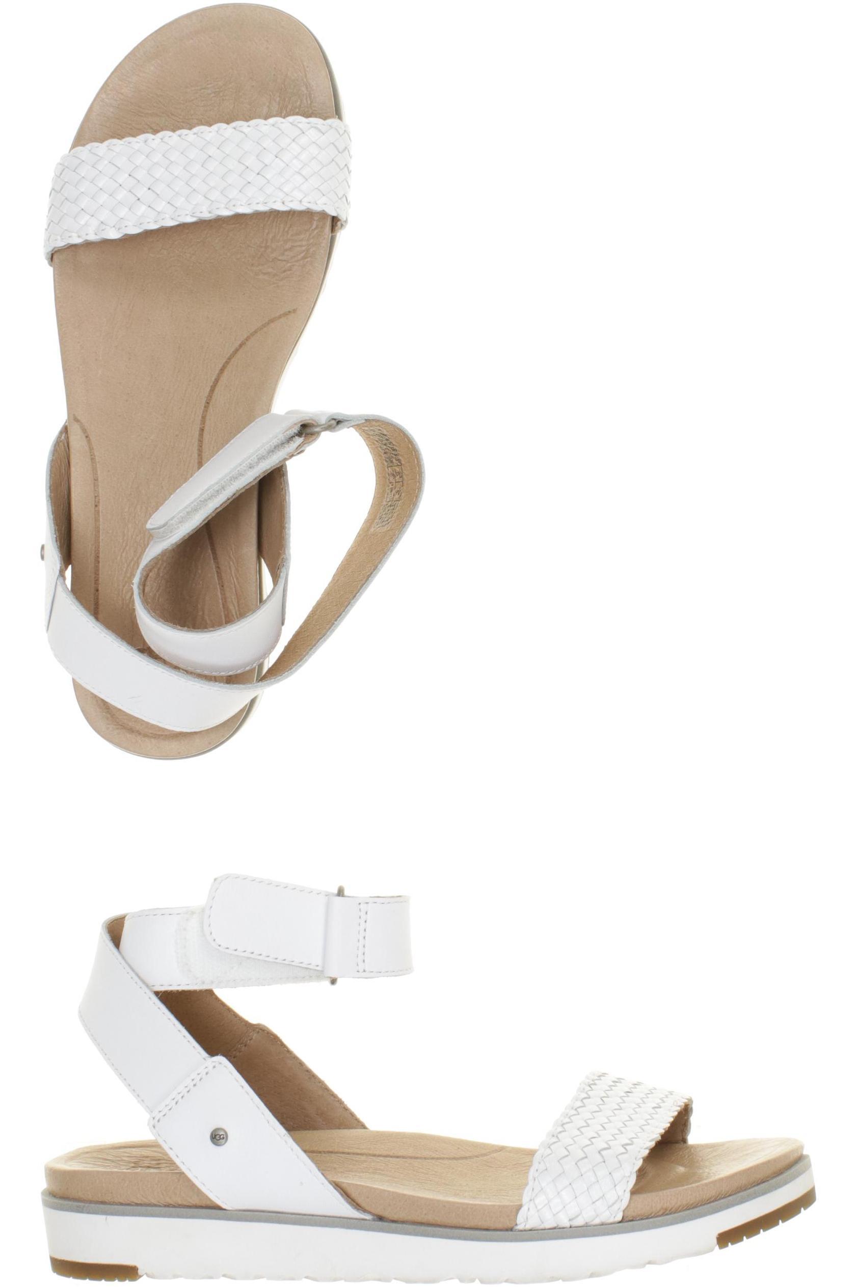 

UGG Damen Sandale, weiß, Gr. 37.5