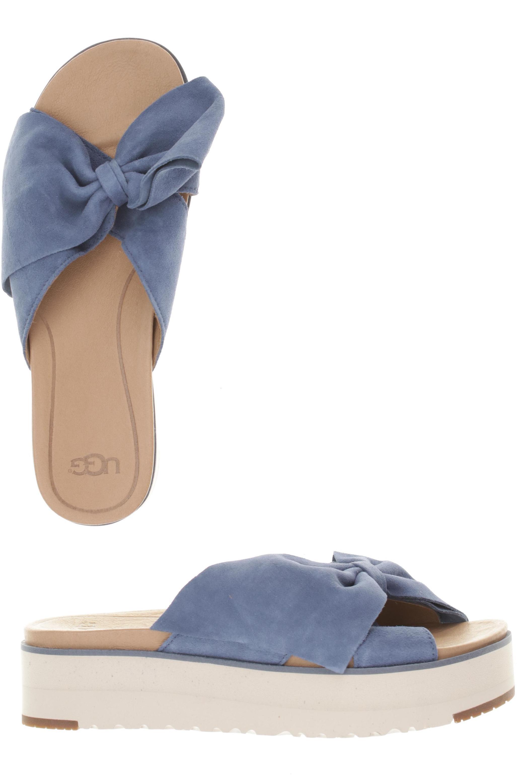 

UGG Damen Sandale, blau, Gr. 38