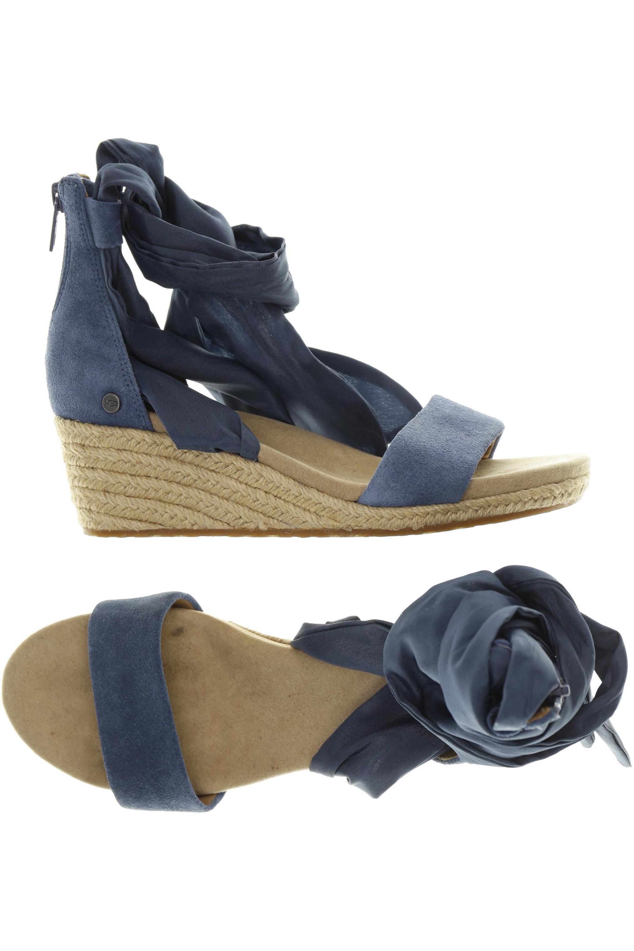 

UGG Damen Sandale, blau, Gr. 37