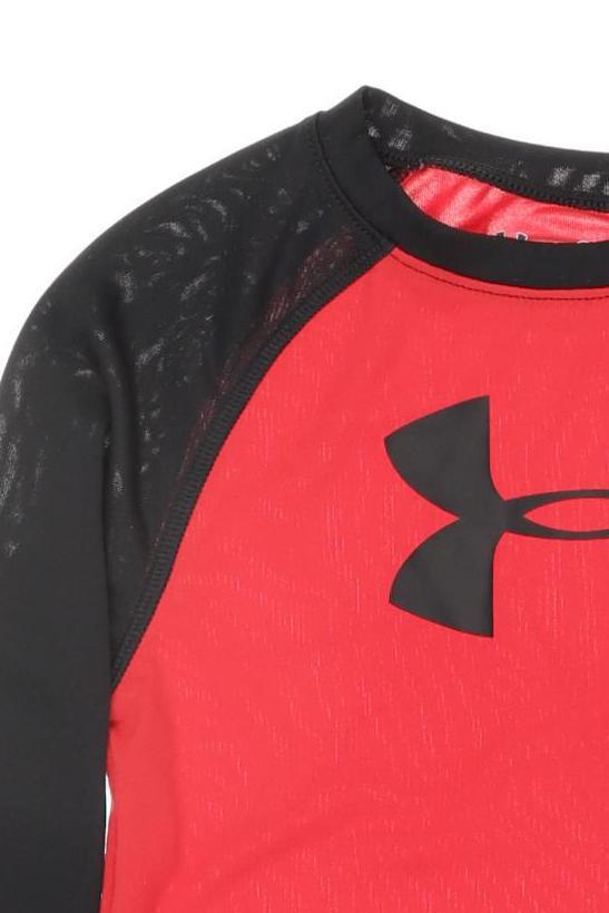 Thumbnail - Under Armour Jungen Langarmshirt, rot, Gr. 98