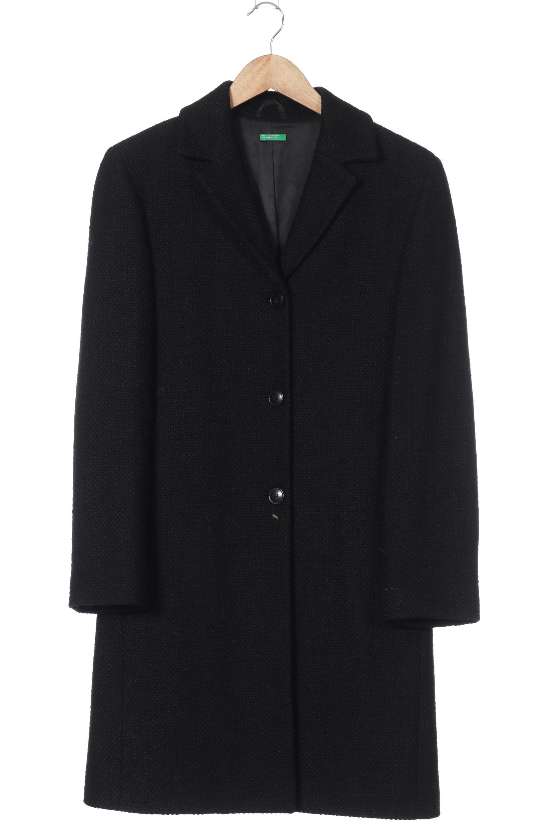 

United Colors OF Benetton Damen Mantel, schwarz, Gr. 42