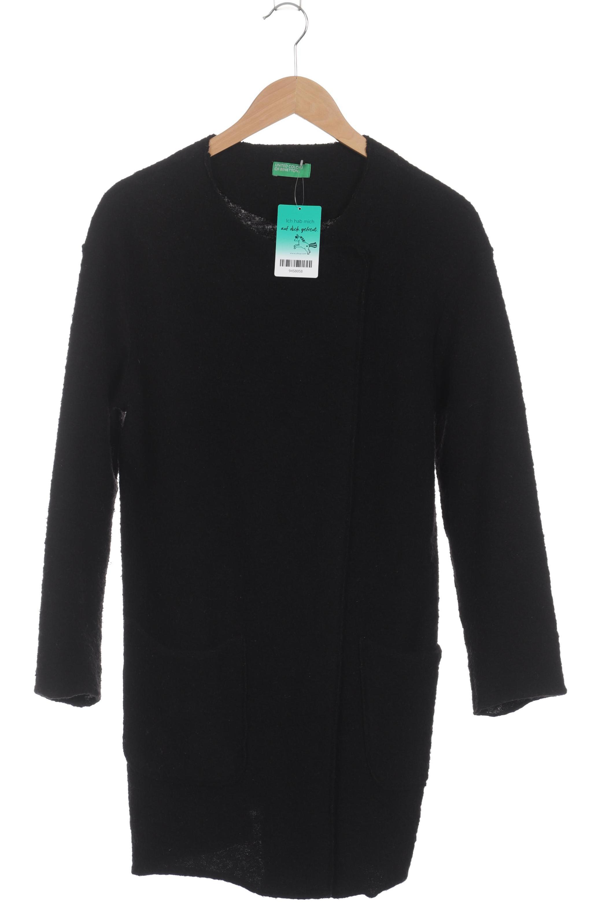 

United Colors OF Benetton Damen Mantel, schwarz, Gr. 36