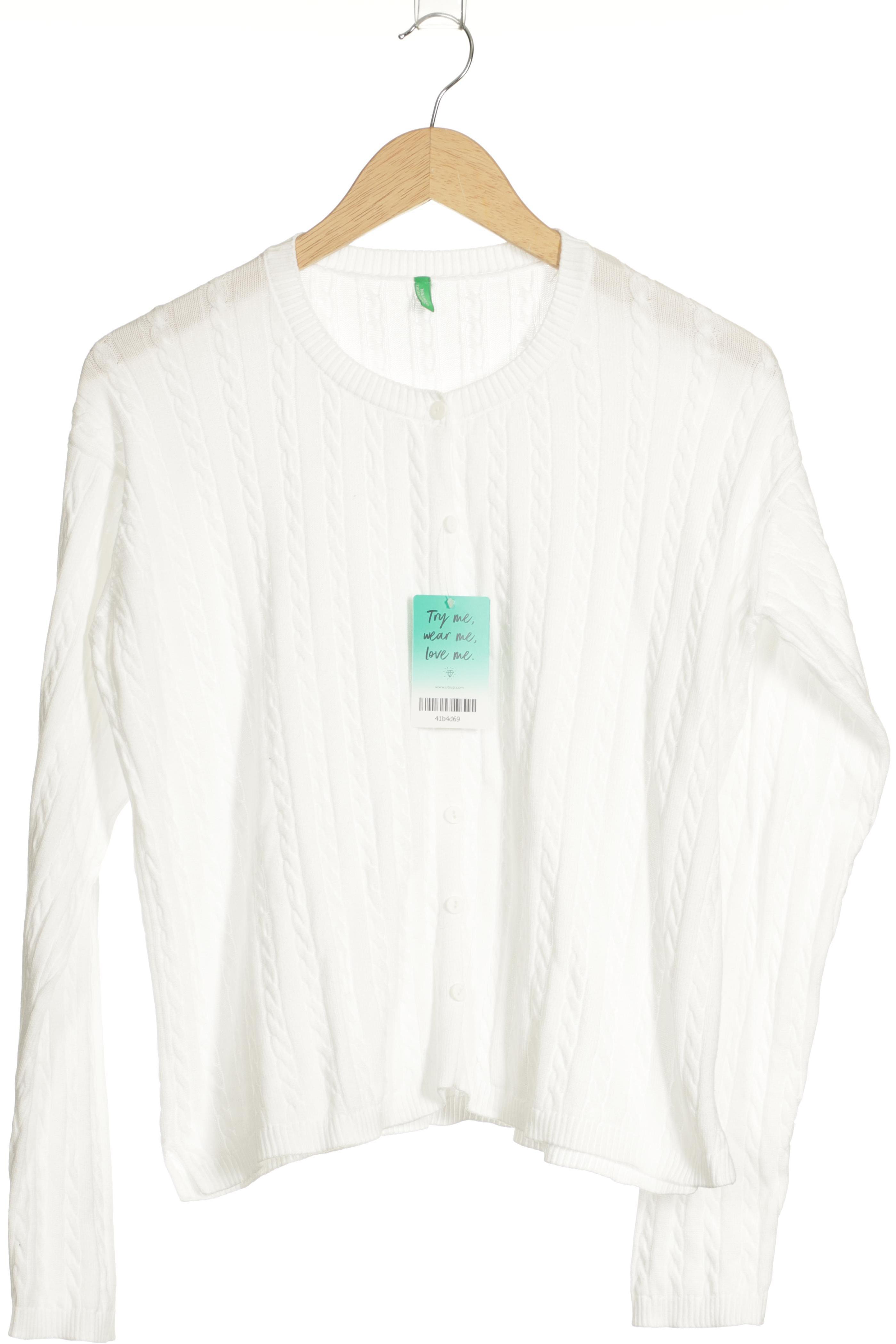 

United Colors OF Benetton Damen Strickjacke, weiß, Gr.