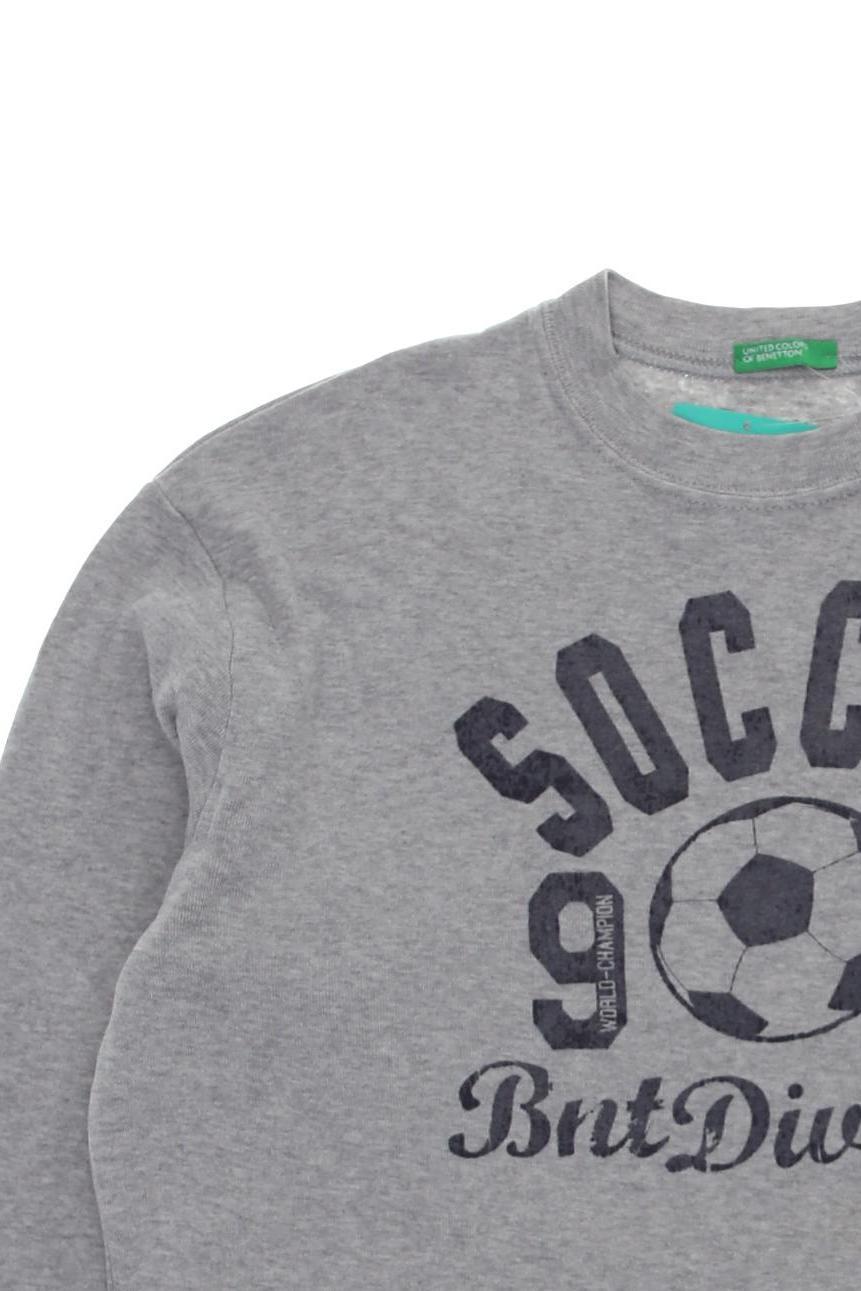 Thumbnail - United Colors OF Benetton Jungen Langarmshirt, grau, Gr.