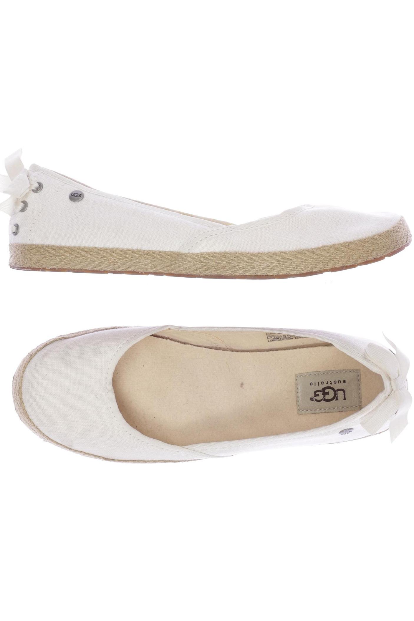 

UGG Damen Ballerinas, cremeweiß, Gr. 39