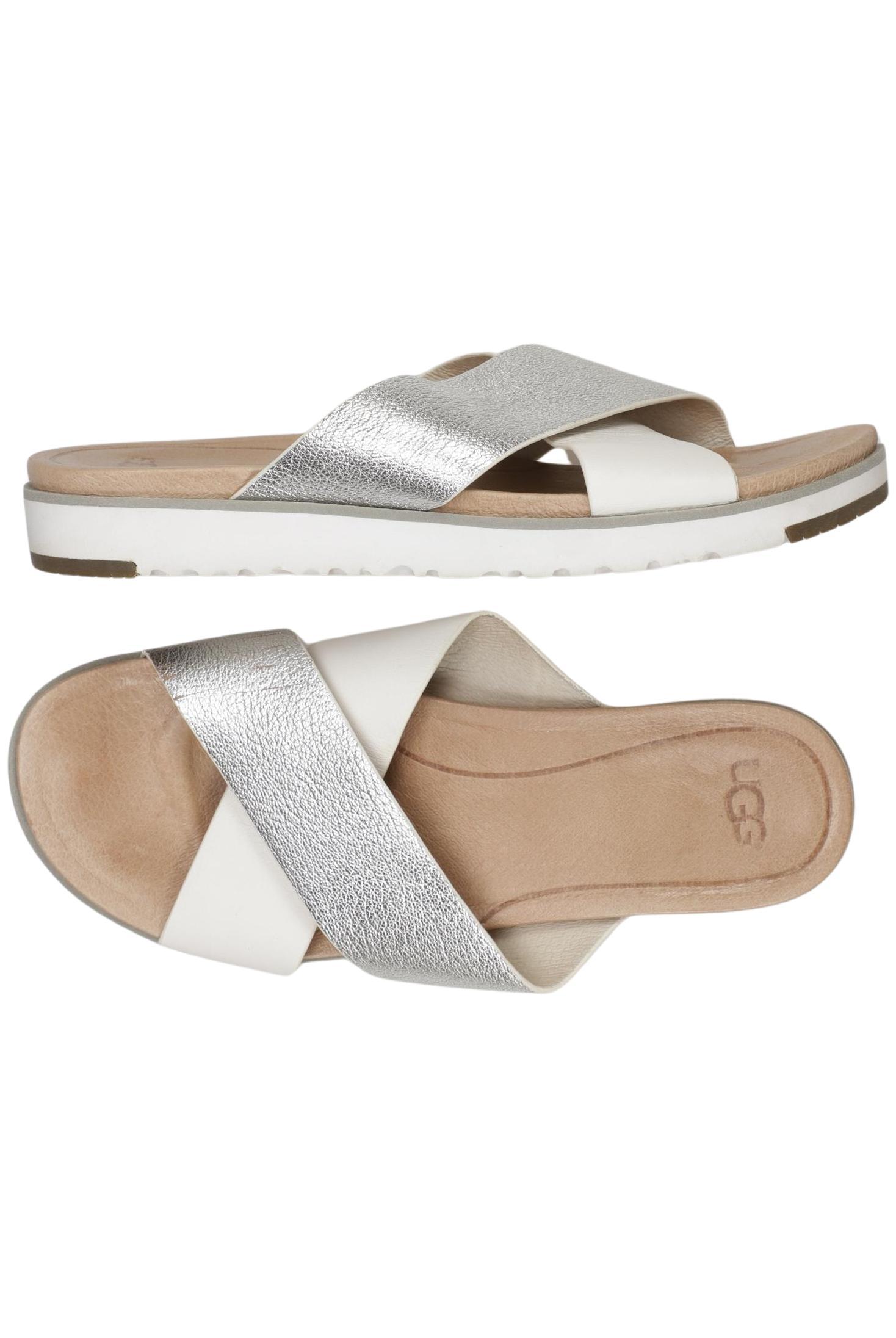 

UGG Damen Sandale, silber, Gr. 38