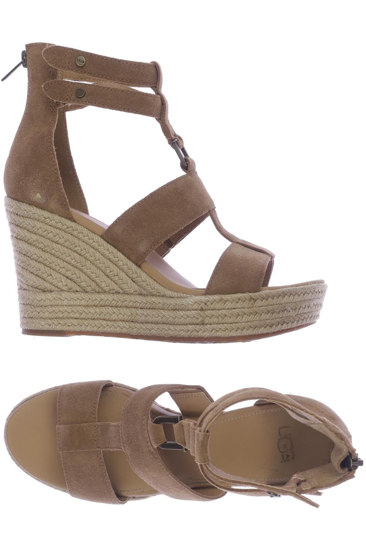 

UGG Damen Sandale, beige, Gr. 39