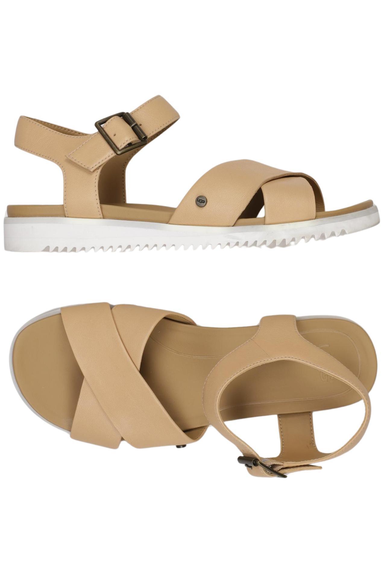 

UGG Damen Sandale, beige, Gr. 38