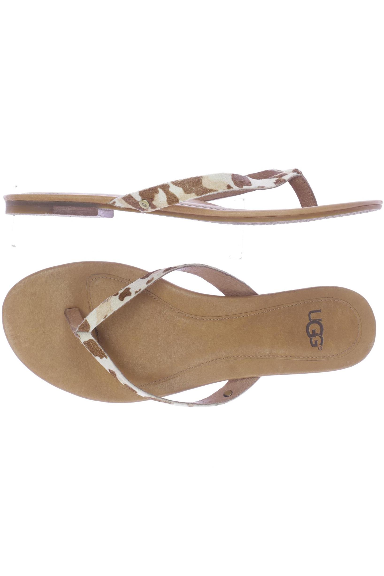

UGG Damen Sandale, beige, Gr. 6