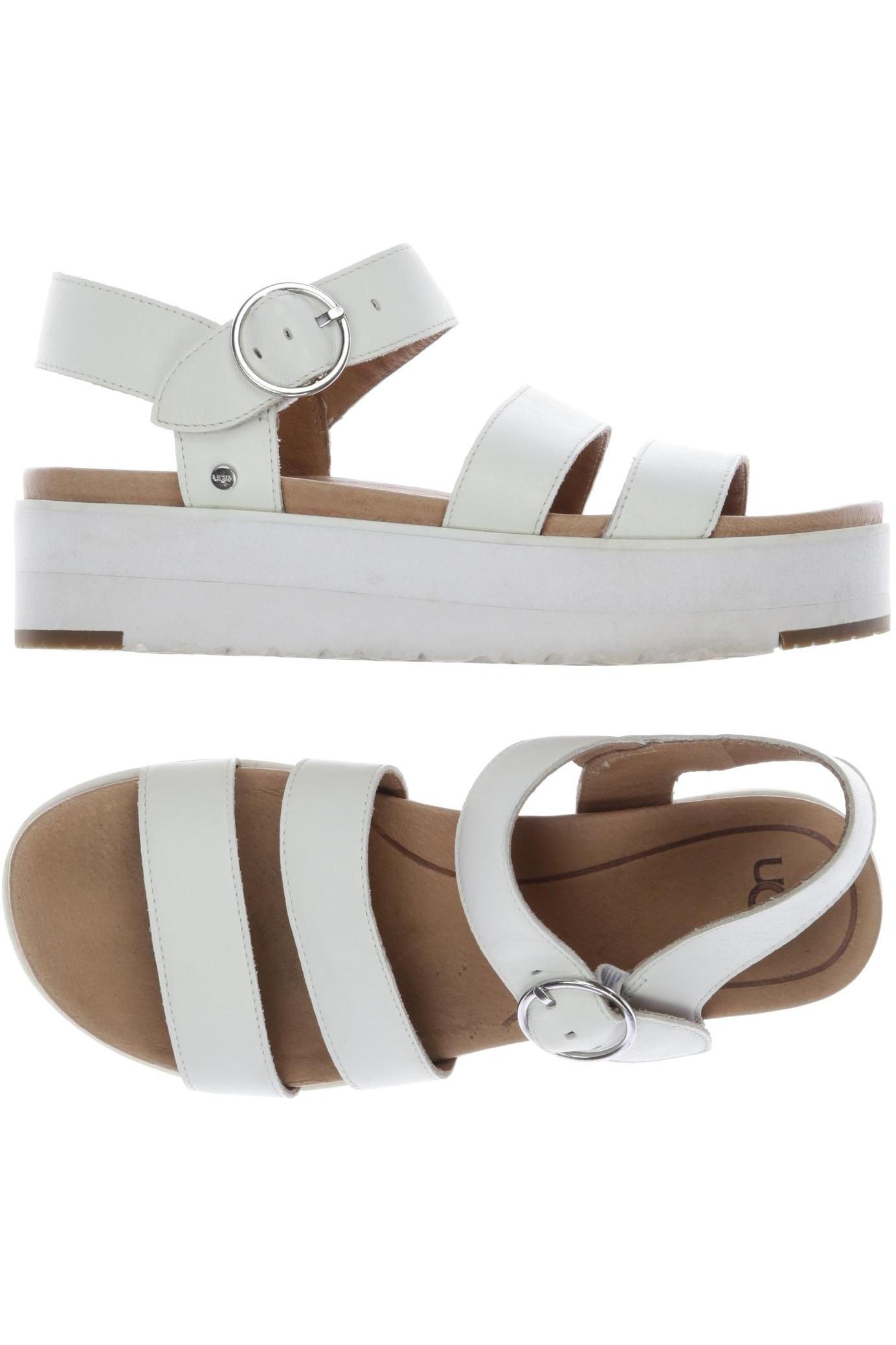 

UGG Damen Sandale, weiß, Gr. 38