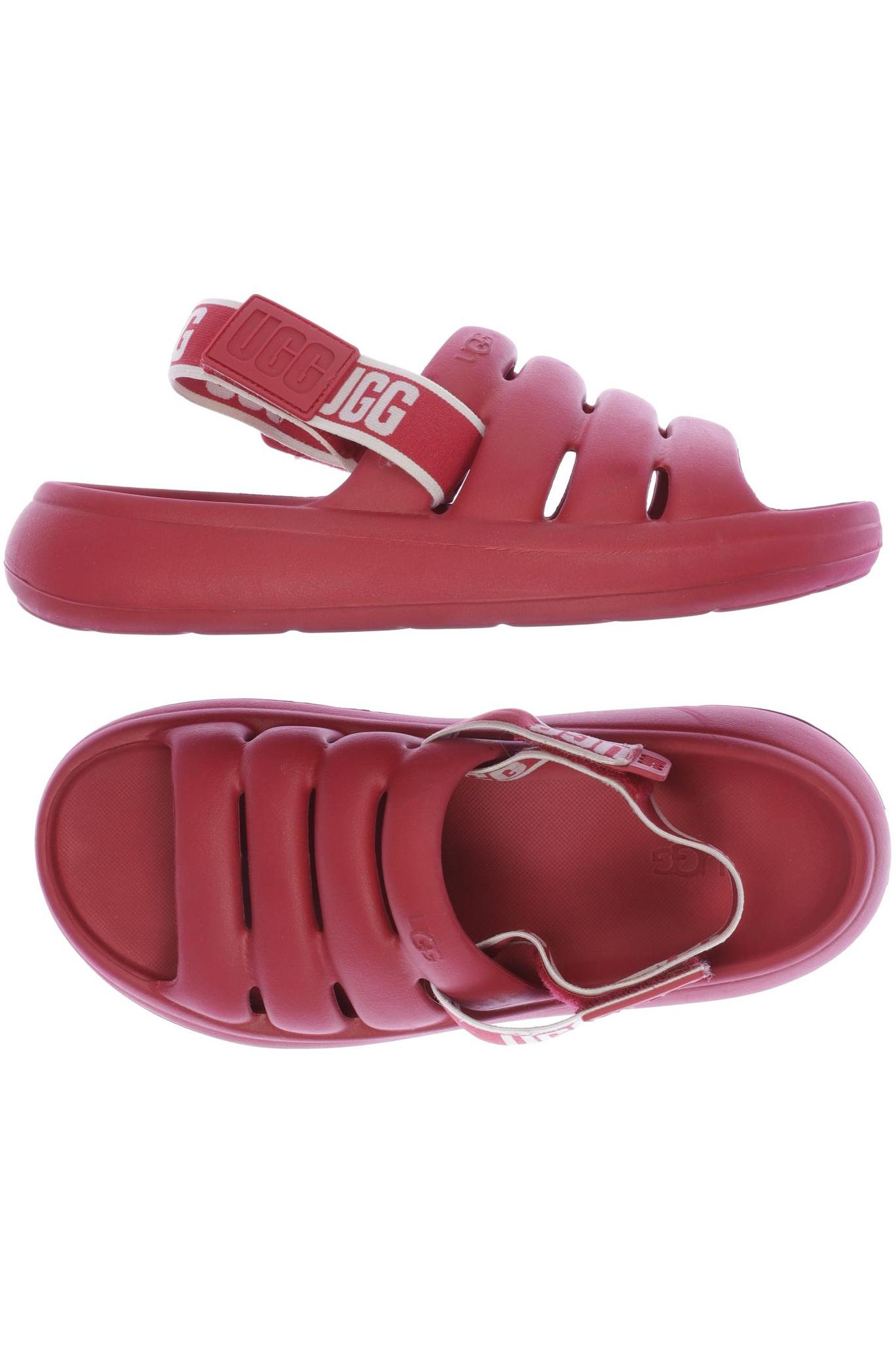 

UGG Damen Sandale, rot, Gr. 39