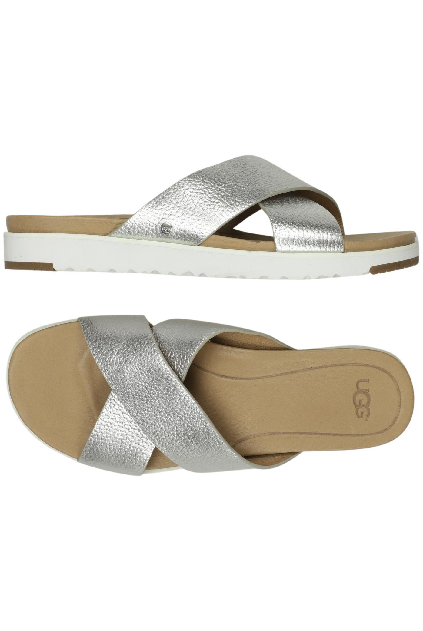 

UGG Damen Sandale, silber, Gr. 39