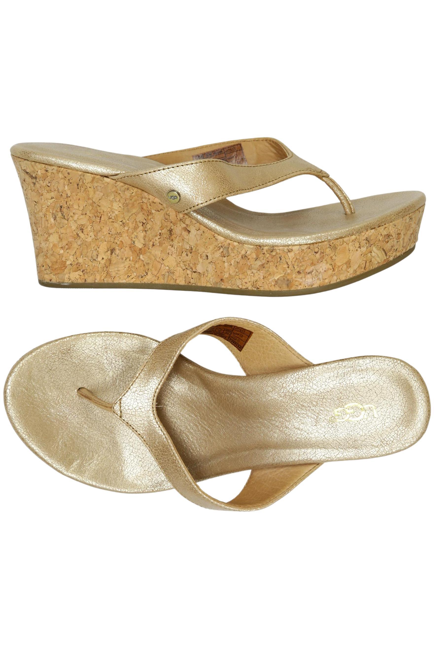 

UGG Damen Sandale, gold, Gr. 37