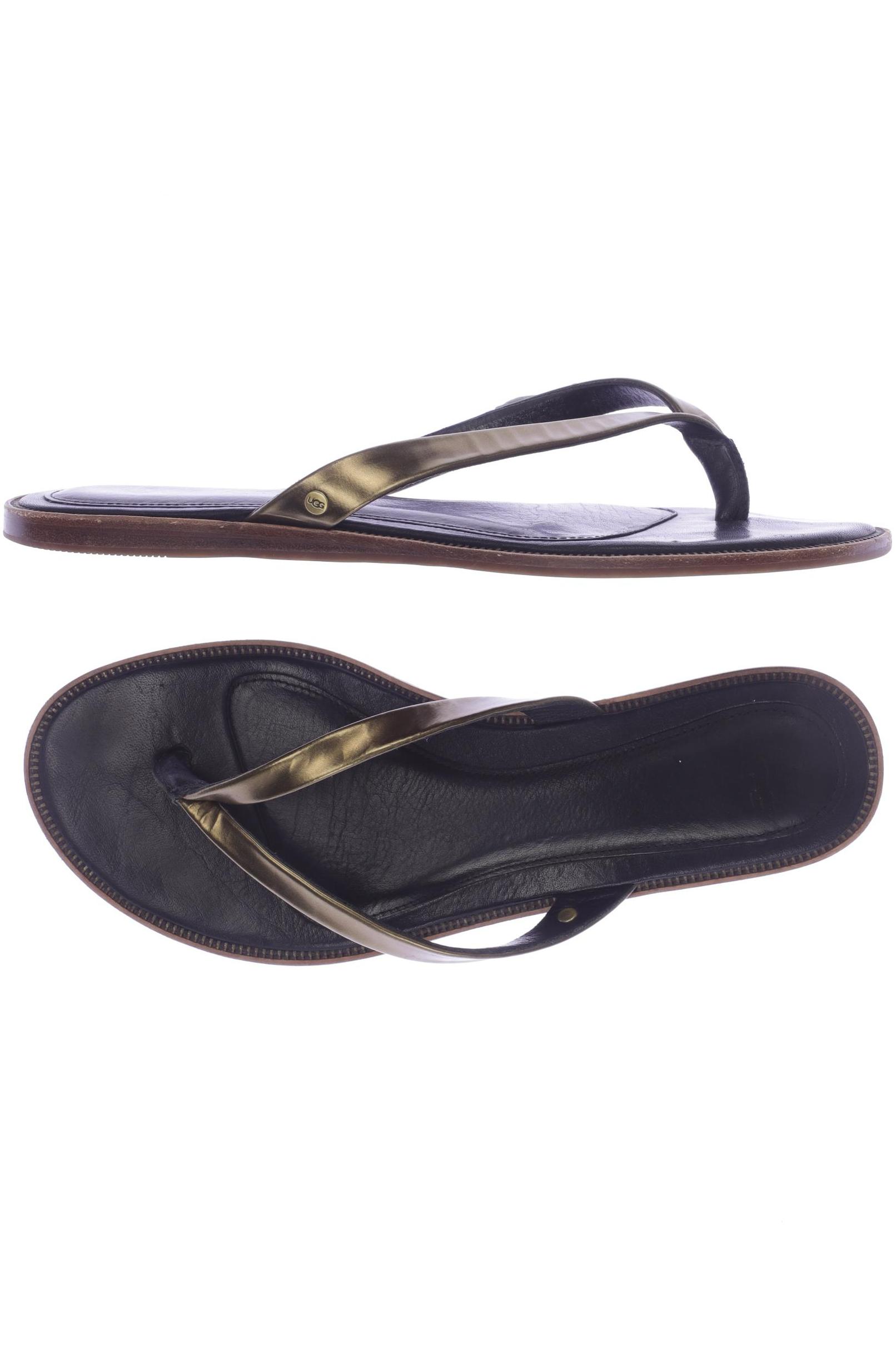 

UGG Damen Sandale, gold, Gr. 7