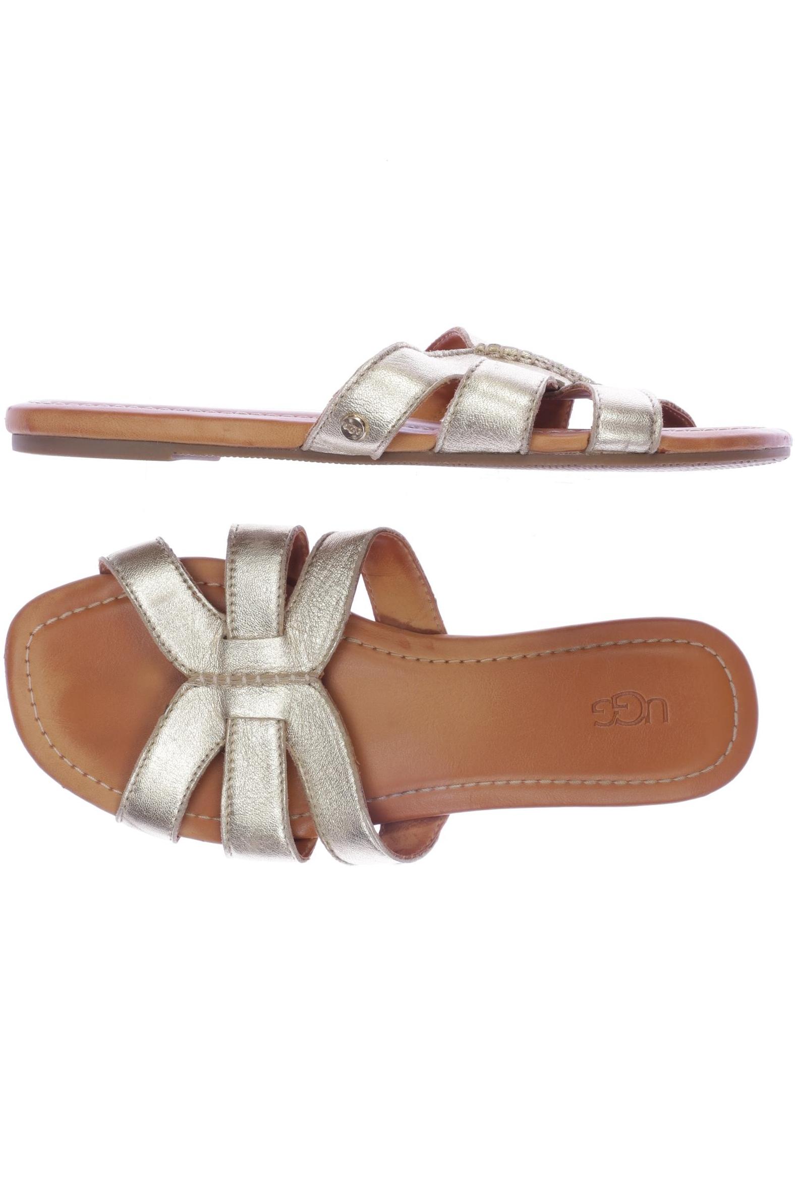 

UGG Damen Sandale, gold, Gr. 39