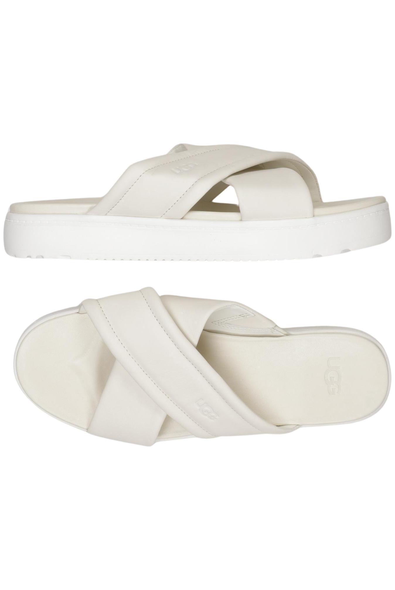 

UGG Damen Sandale, cremeweiß, Gr. 41