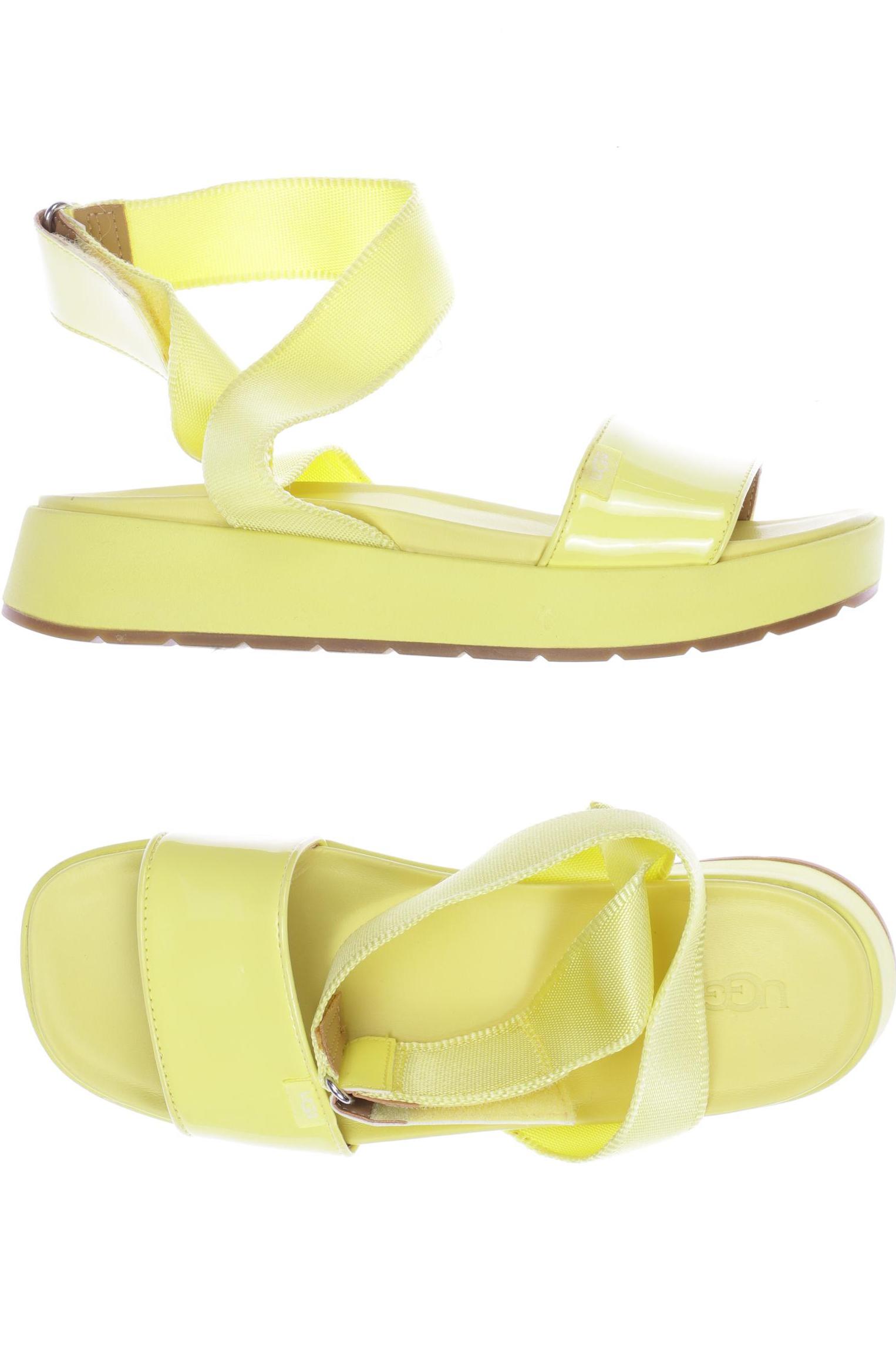 

UGG Damen Sandale, gelb, Gr. 38