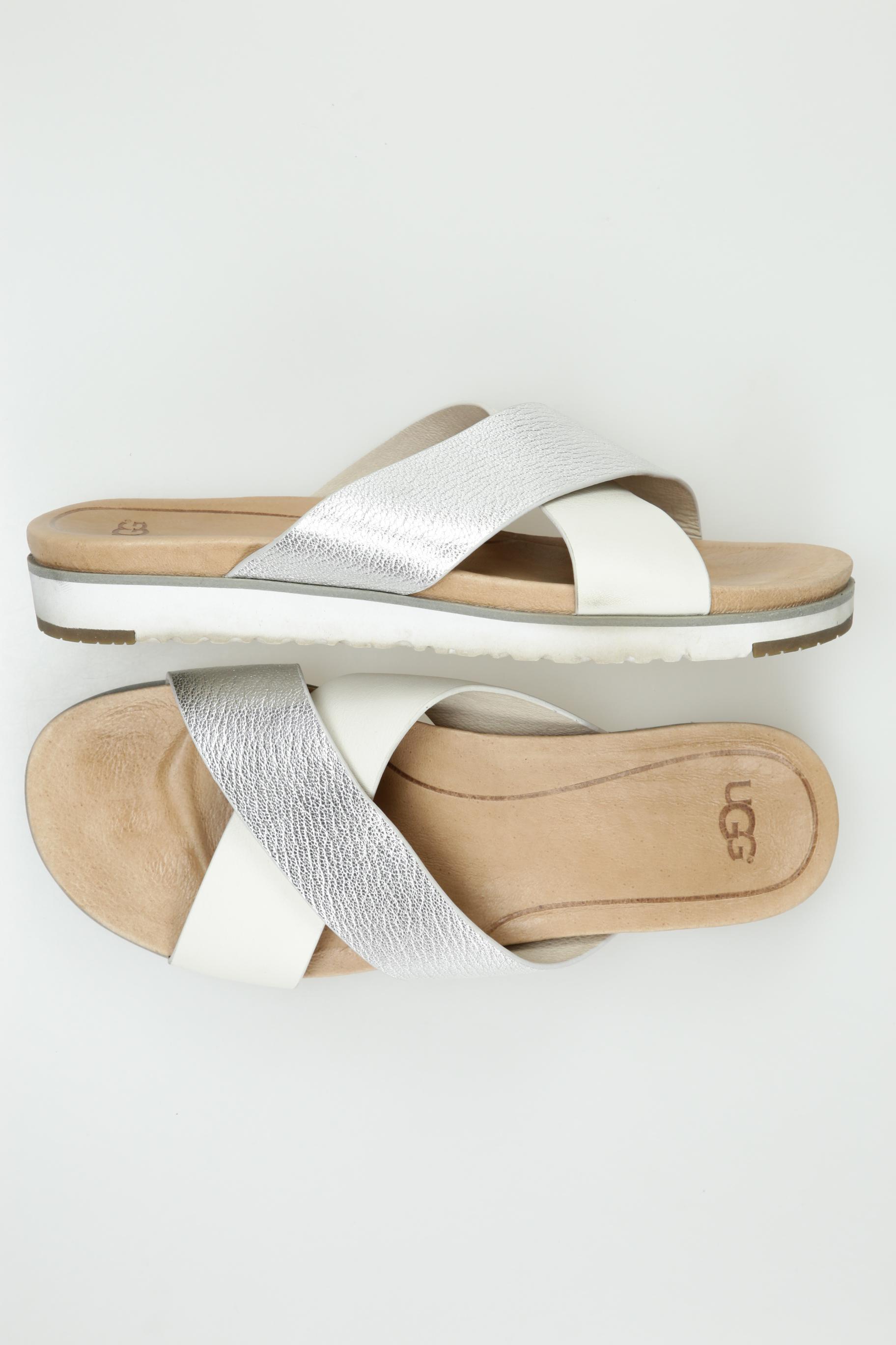 

UGG Damen Sandale, silber, Gr. 39