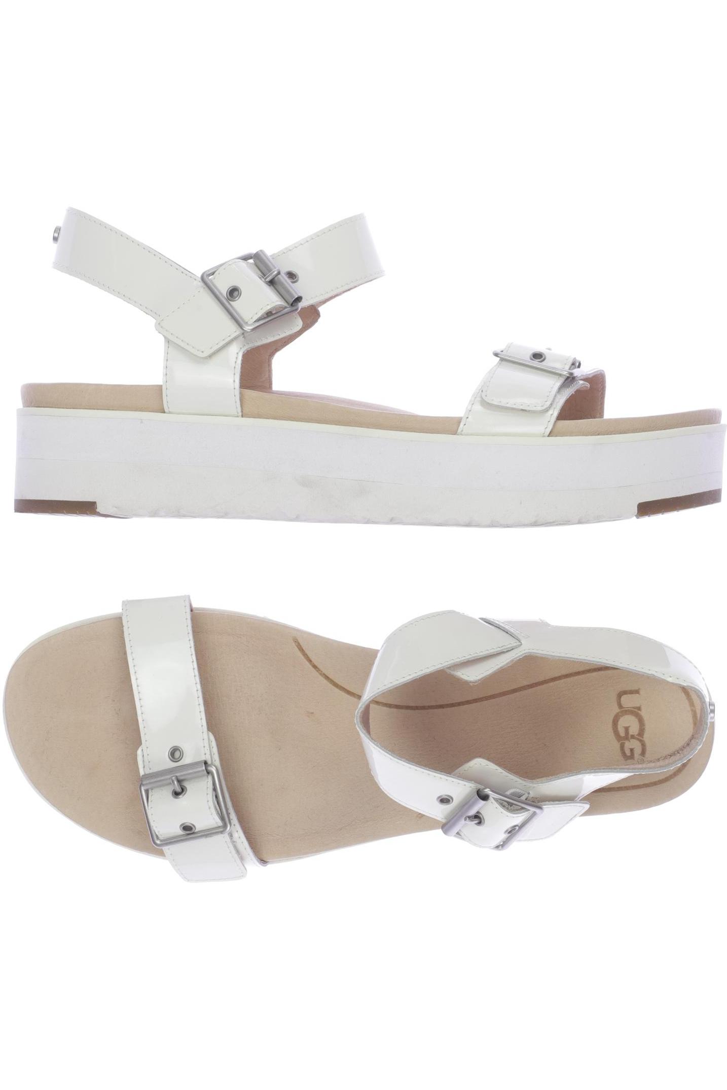 

UGG Damen Sandale, cremeweiß, Gr. 40.5