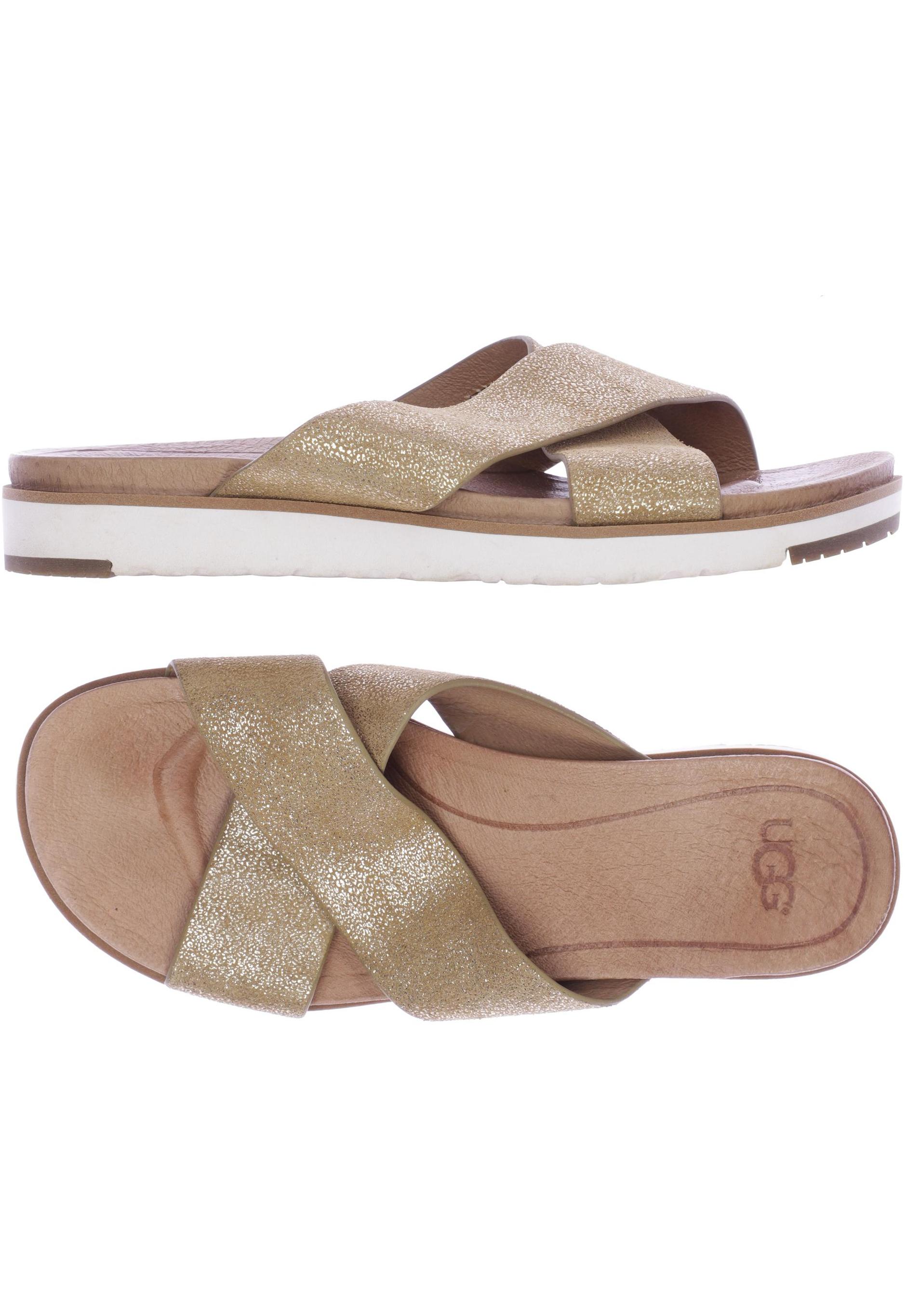 

UGG Damen Sandale, gold, Gr. 37