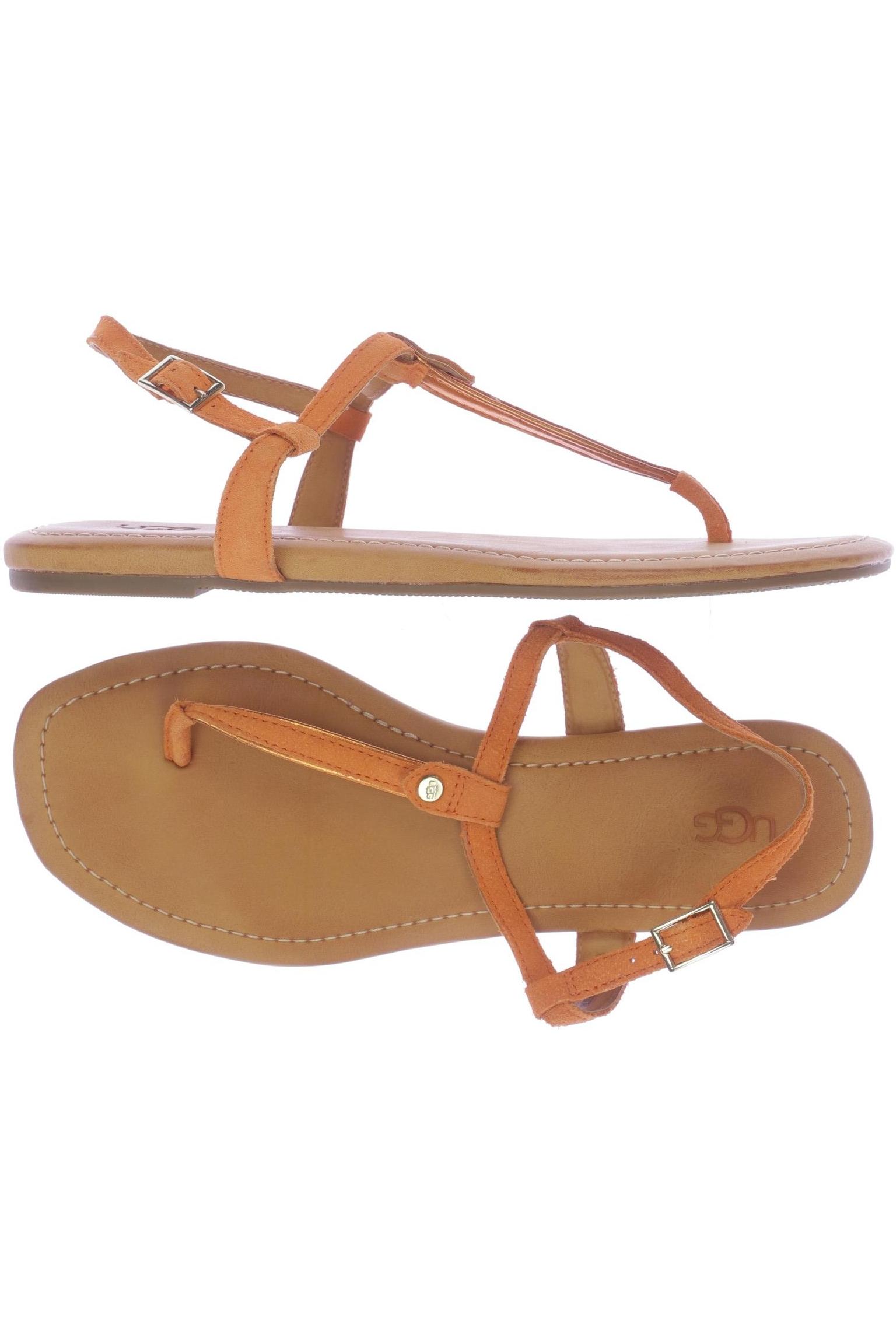 

UGG Damen Sandale, orange, Gr. 9.5