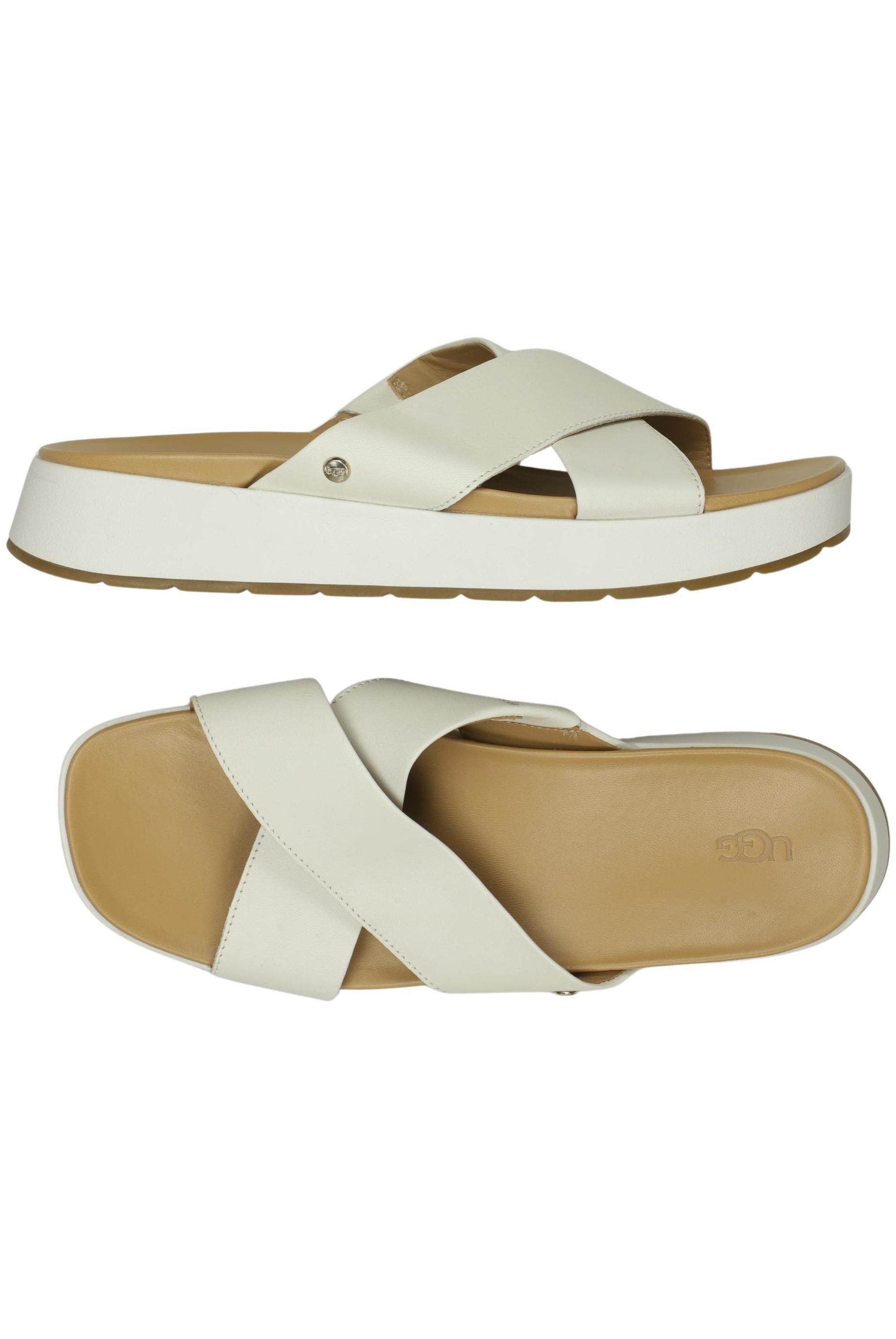 

UGG Damen Sandale, cremeweiß, Gr. 41