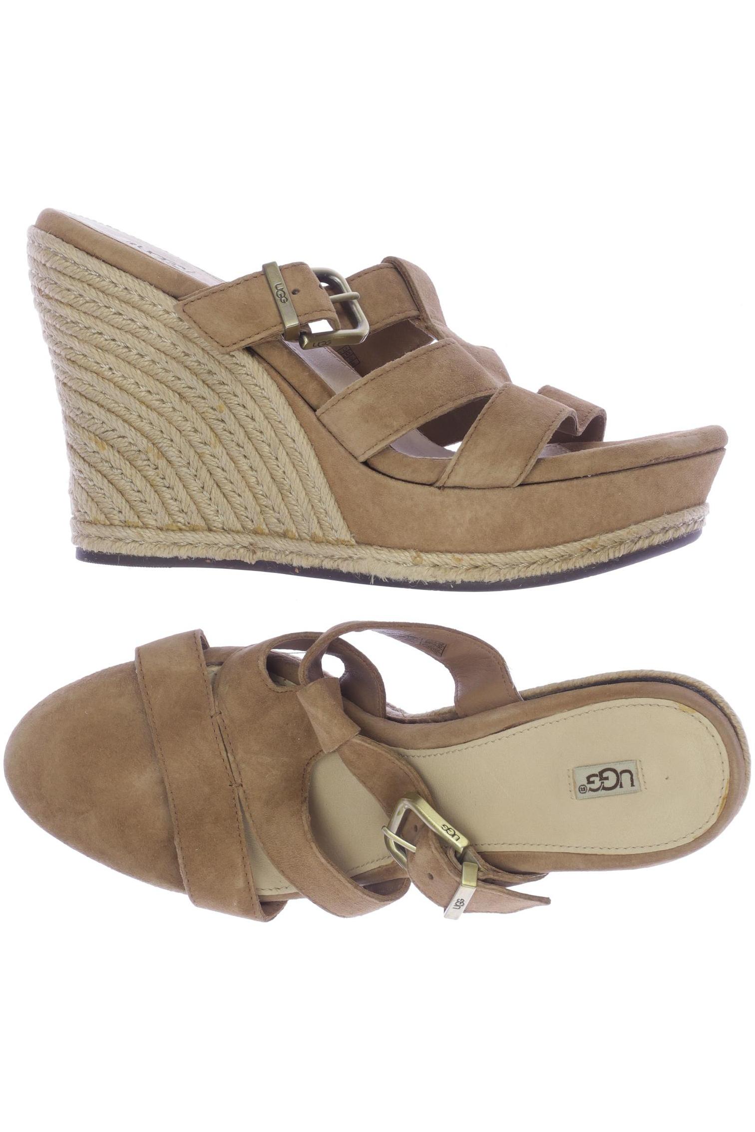 

UGG Damen Sandale, beige, Gr. 40