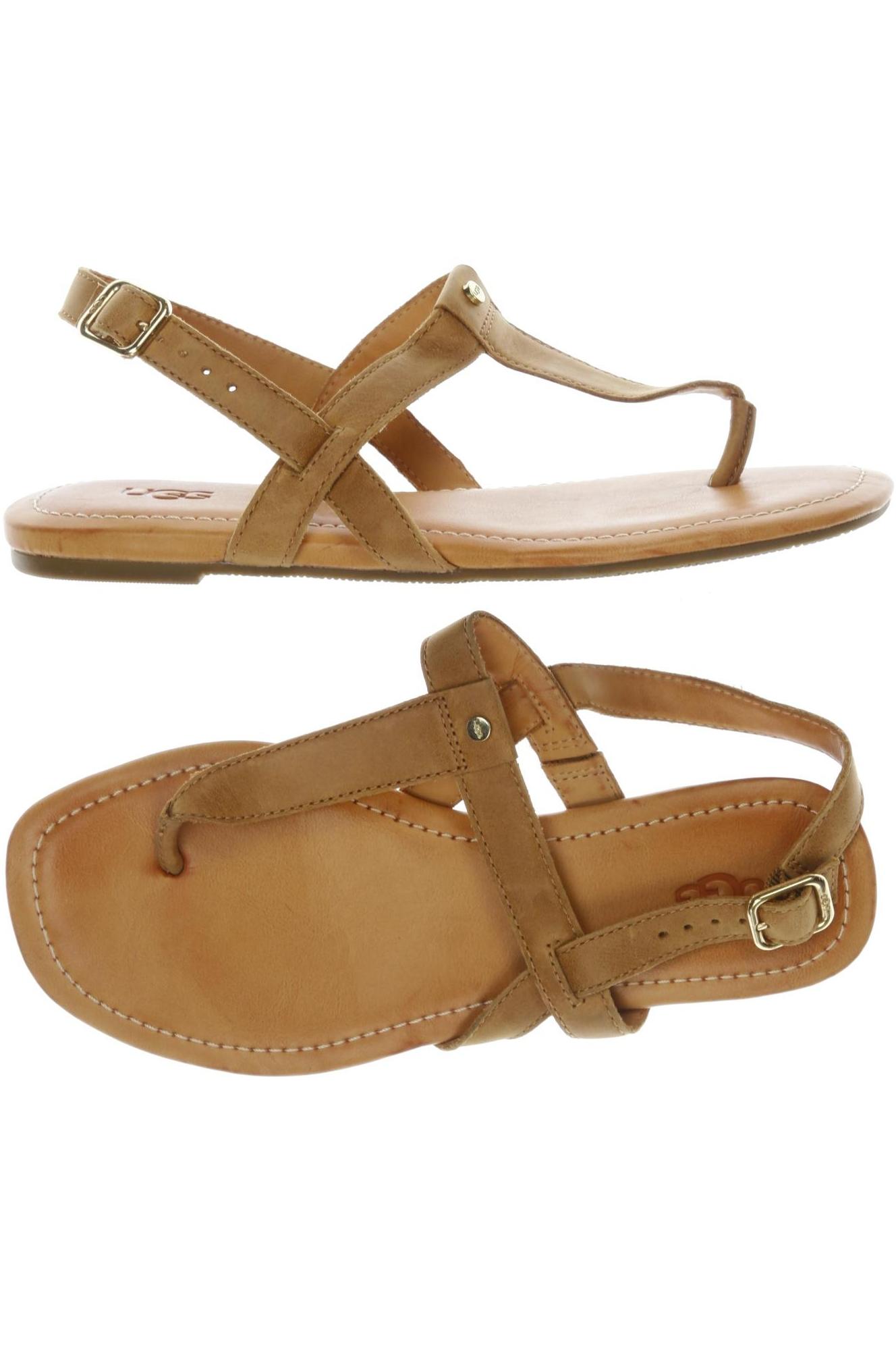 

UGG Damen Sandale, beige, Gr. 38