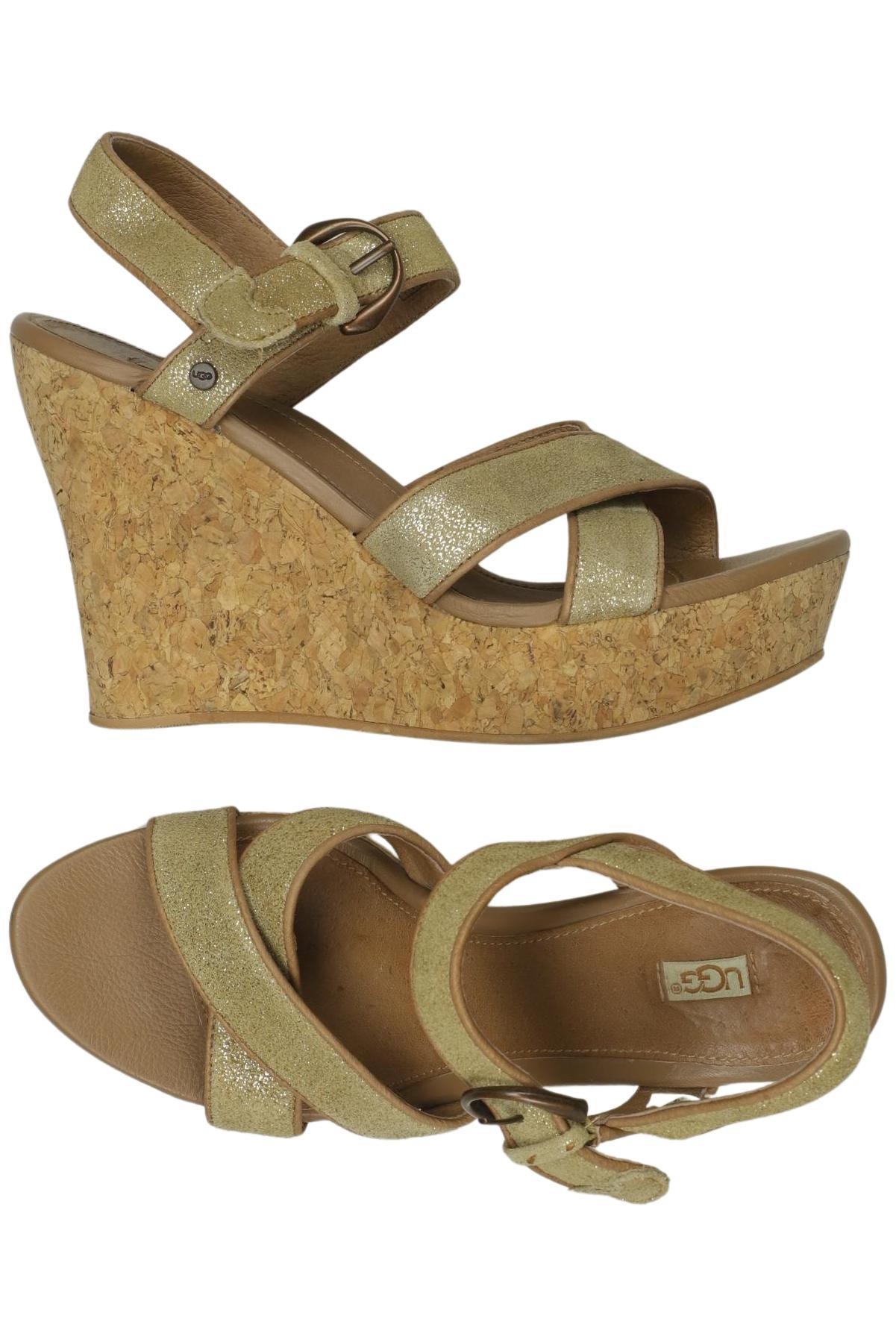 

UGG Damen Sandale, gold, Gr. 38