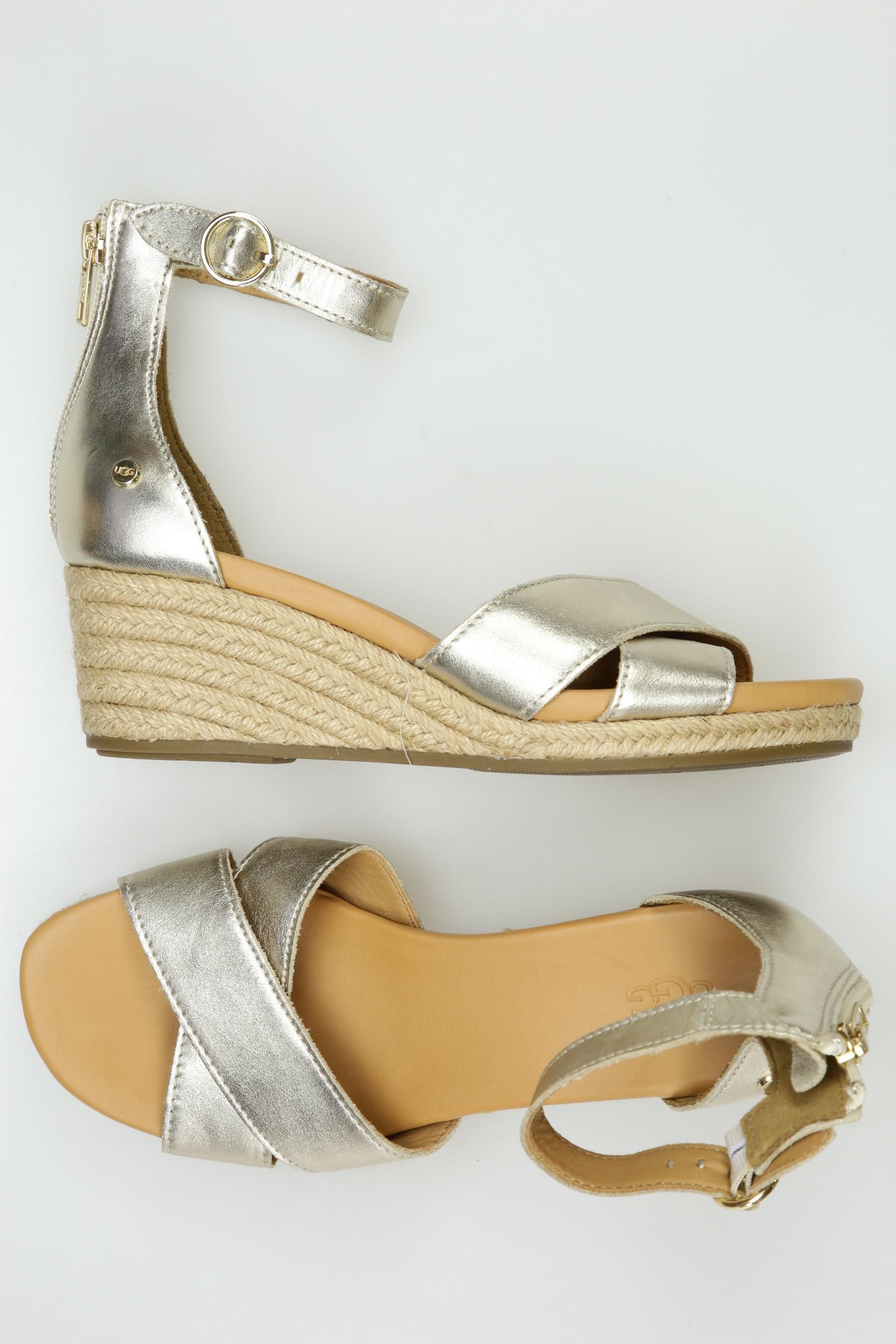 

UGG Damen Sandale, gold, Gr. 38