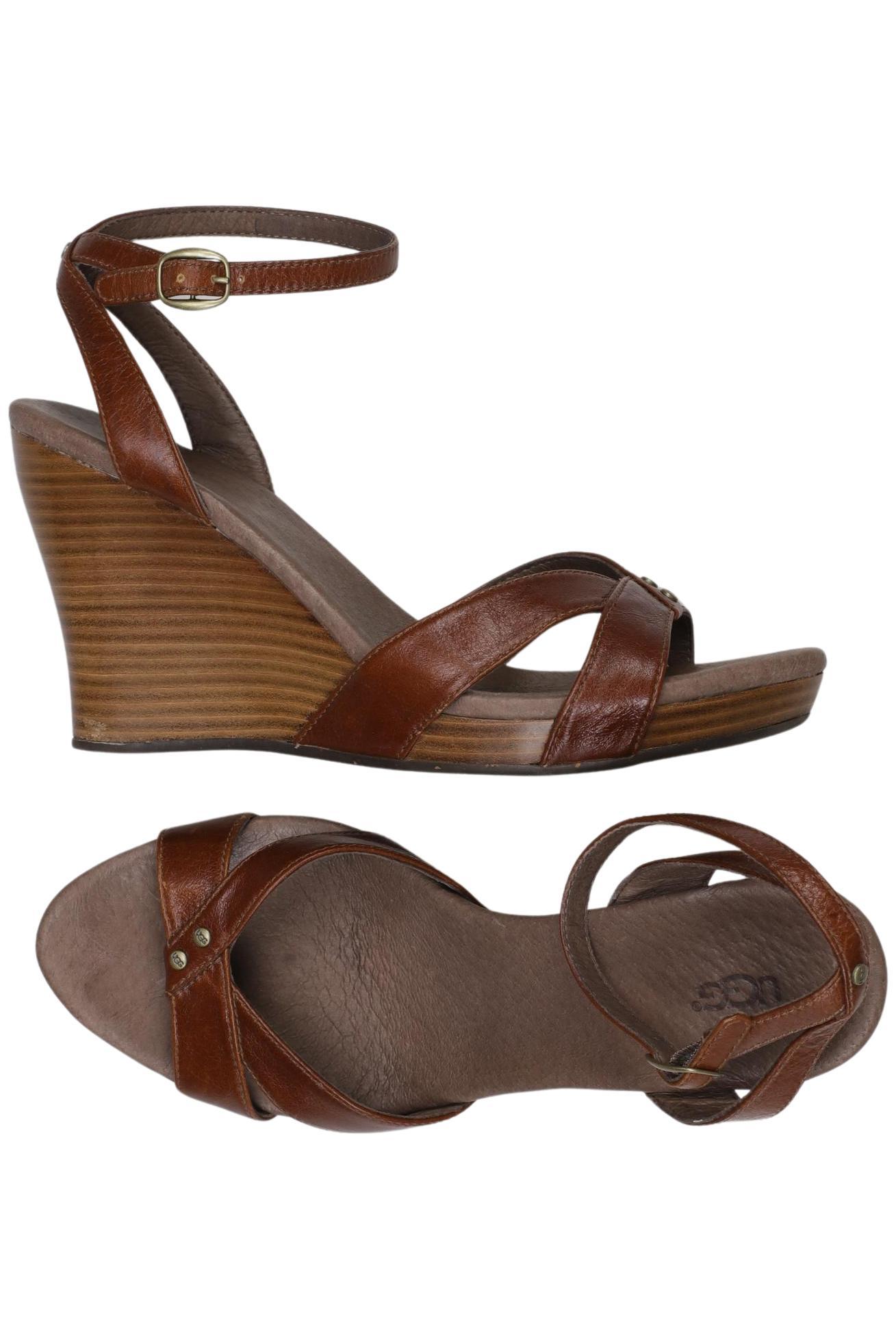 

UGG Damen Sandale, braun, Gr. 7