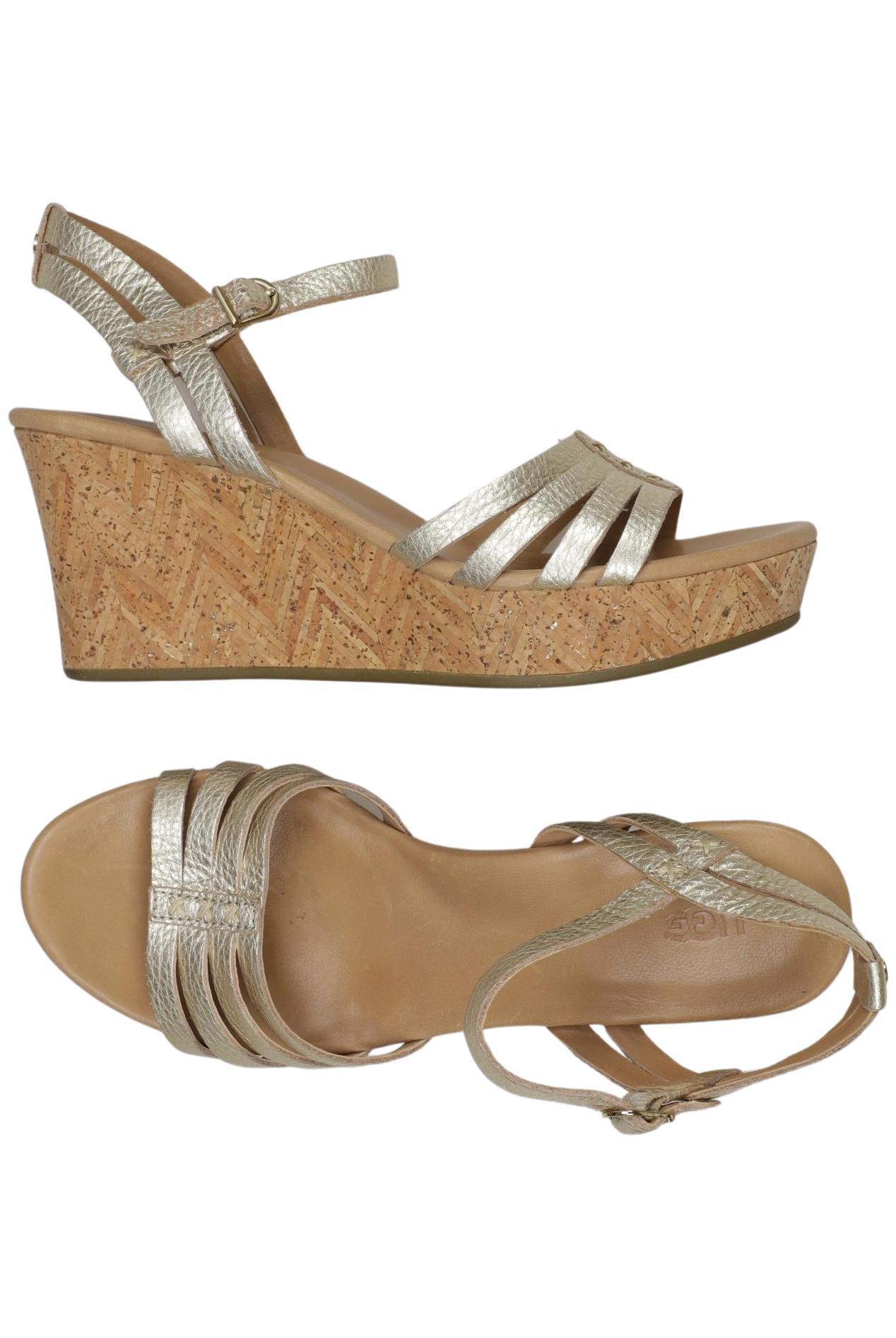 

UGG Damen Sandale, gold, Gr. 38