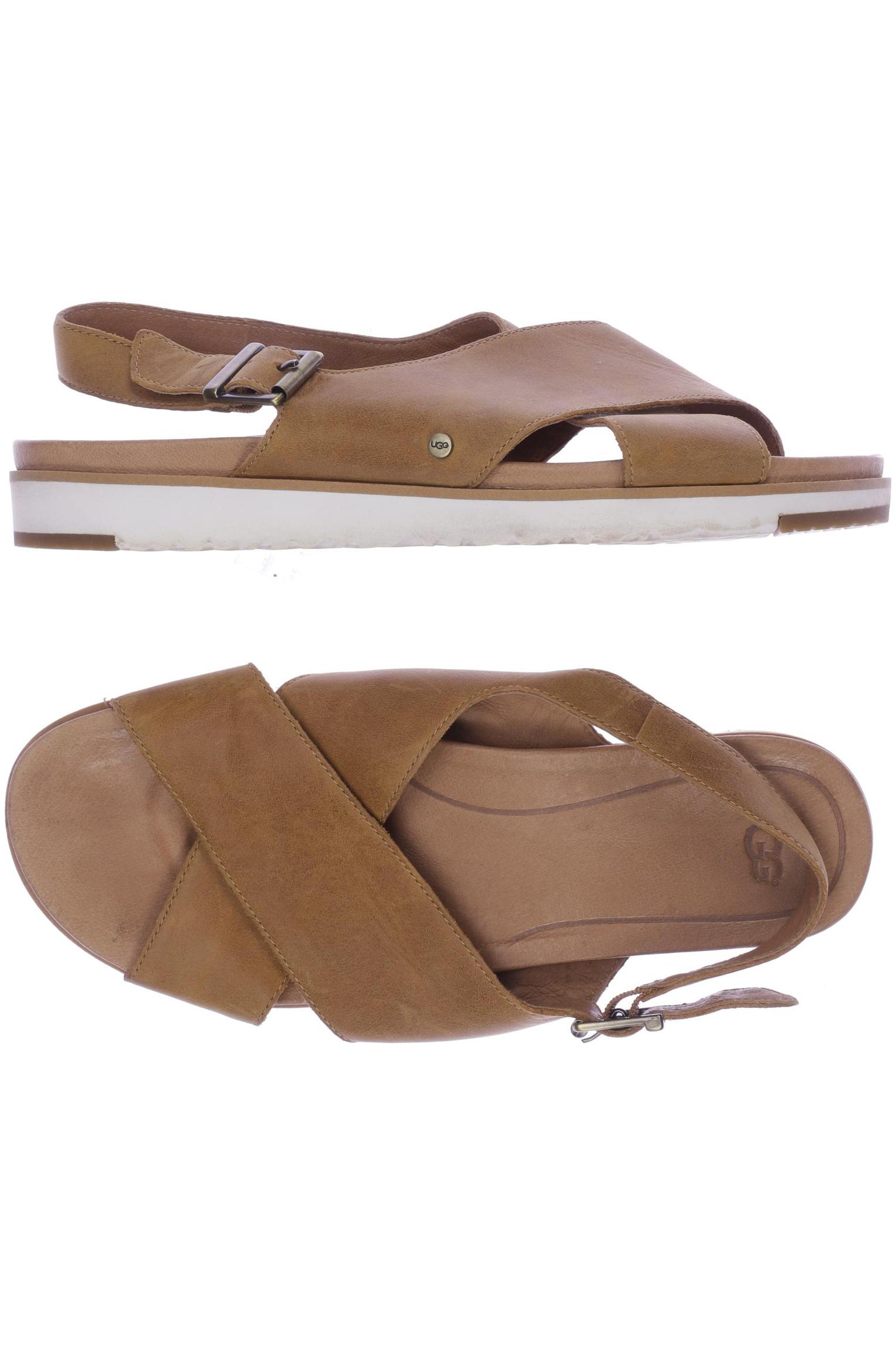 

UGG Damen Sandale, beige, Gr. 40
