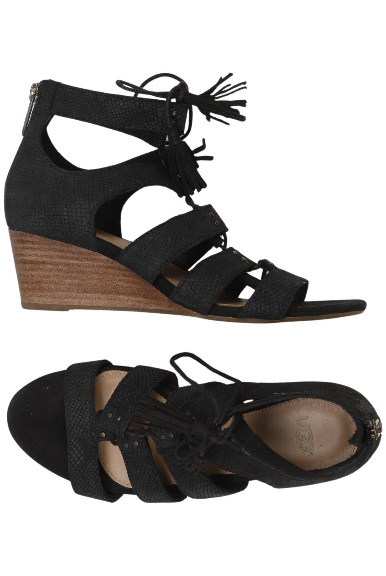 

UGG Damen Sandale, schwarz, Gr. 38