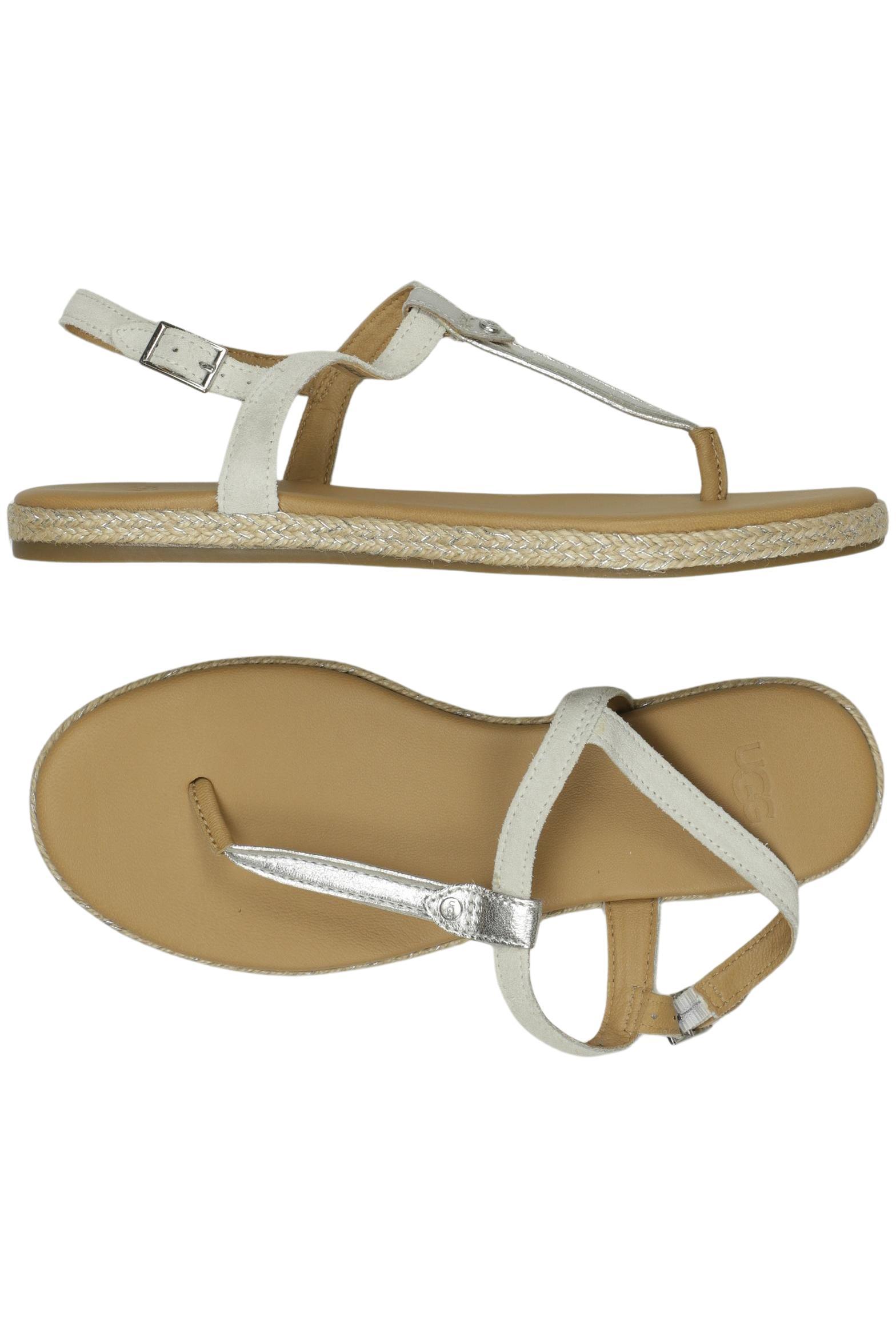 

UGG Damen Sandale, weiß, Gr. 7