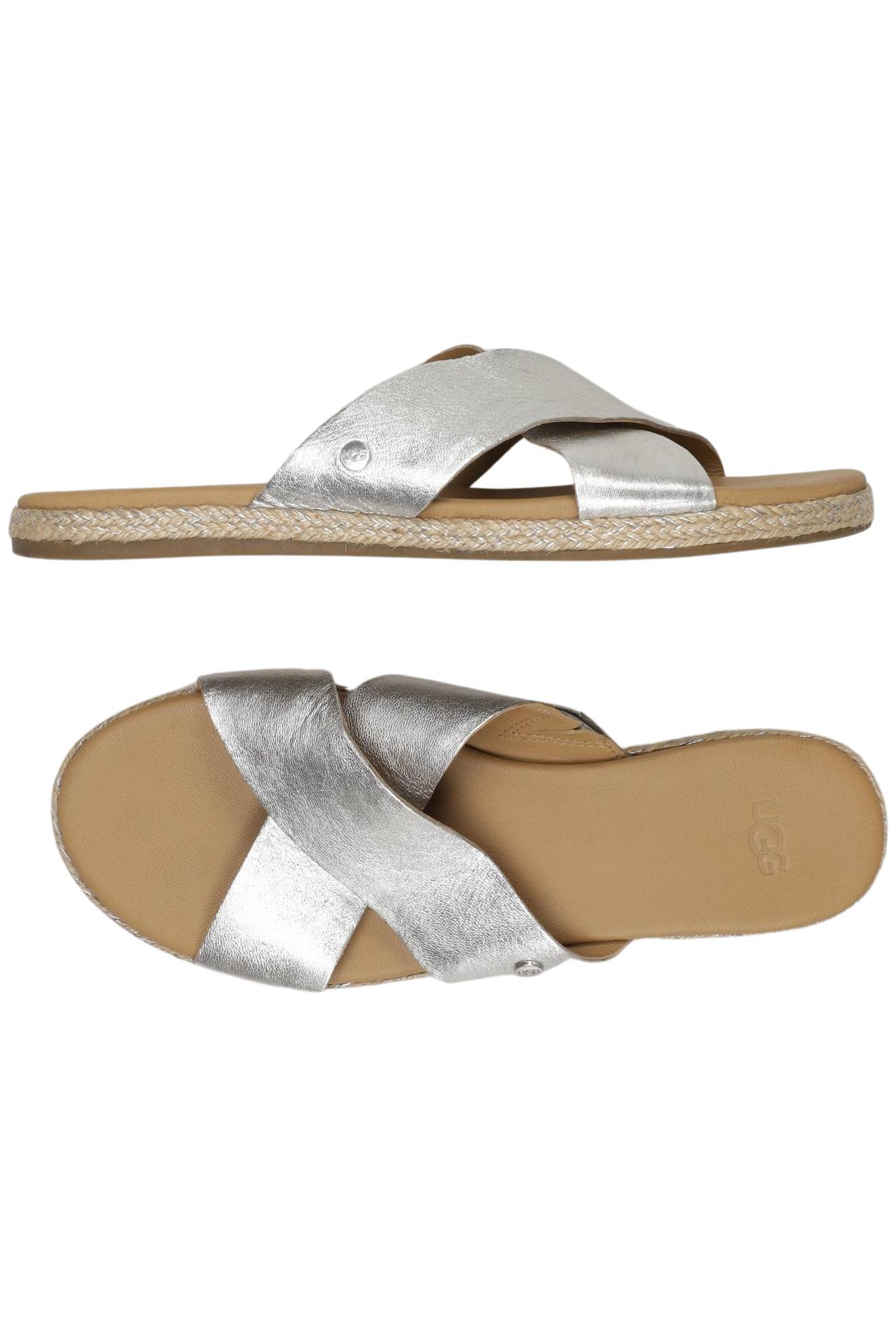 

UGG Damen Sandale, silber, Gr. 39
