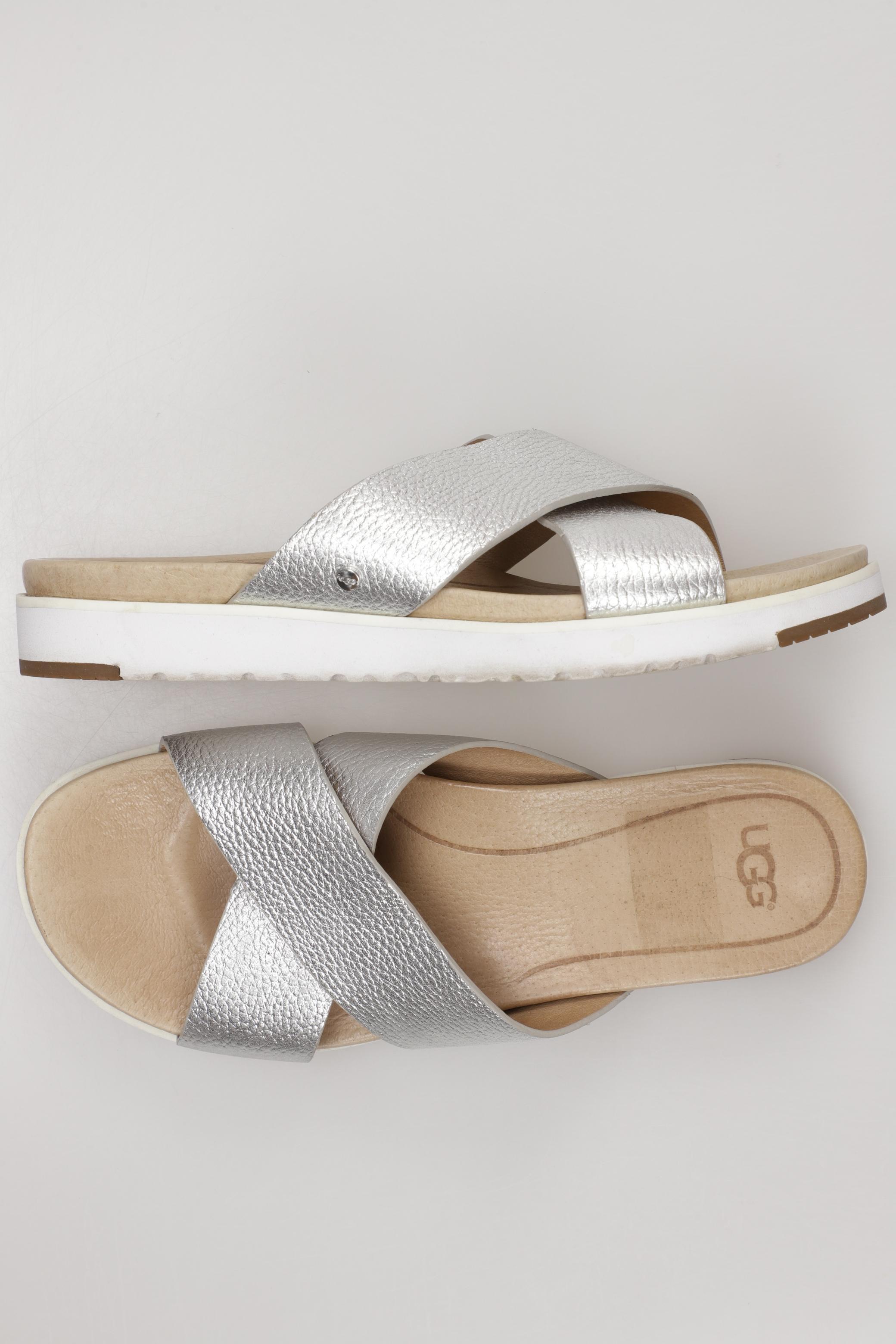 

UGG Damen Sandale, silber, Gr. 39
