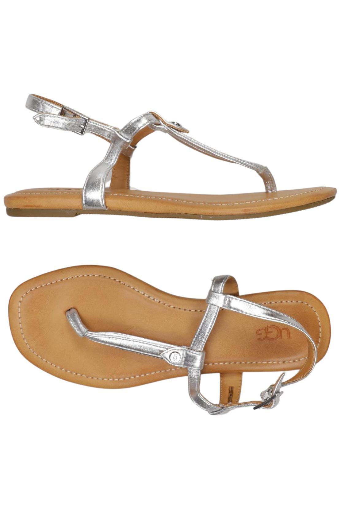 

UGG Damen Sandale, silber, Gr. 38