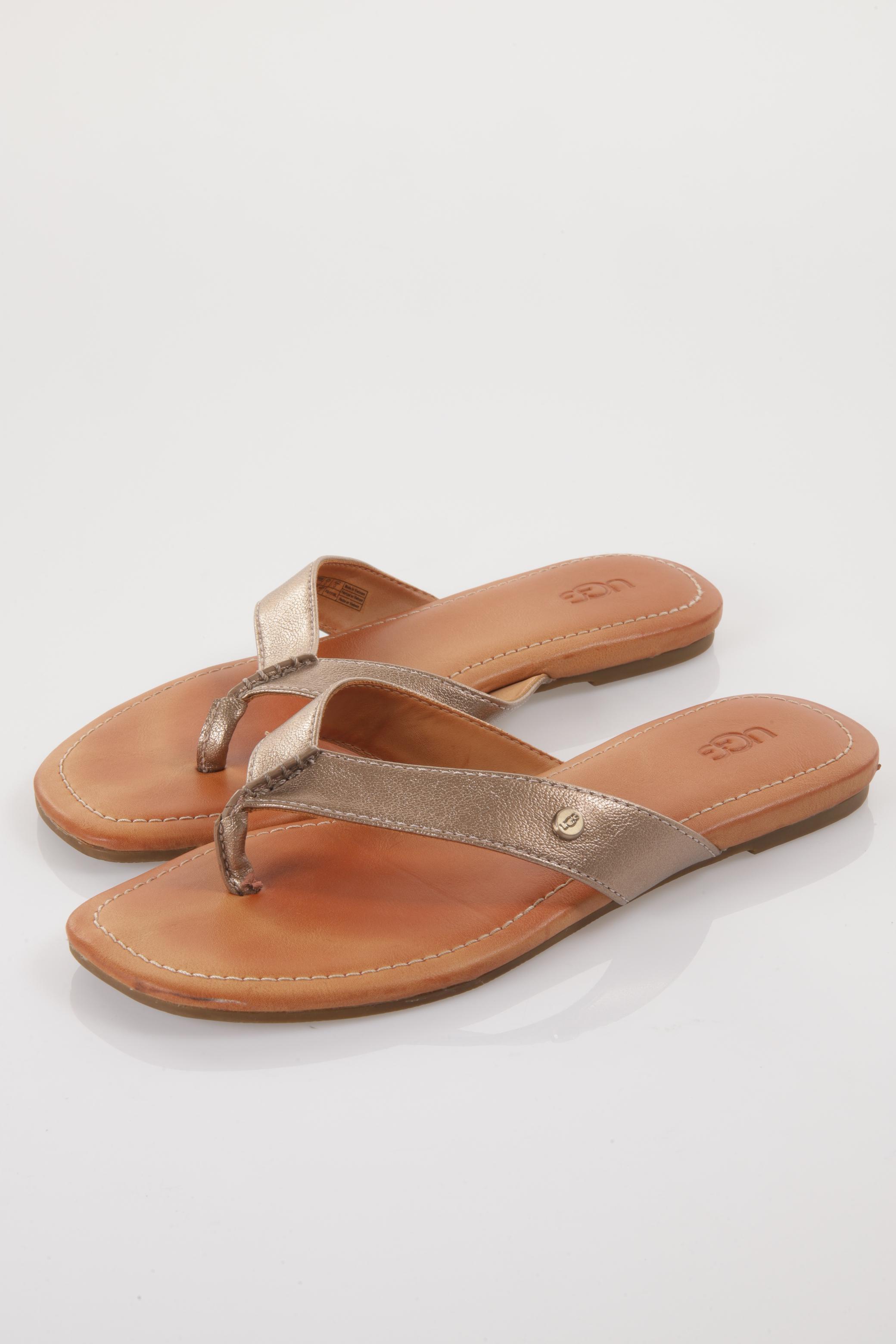 

UGG Damen Sandale, gold, Gr. 39