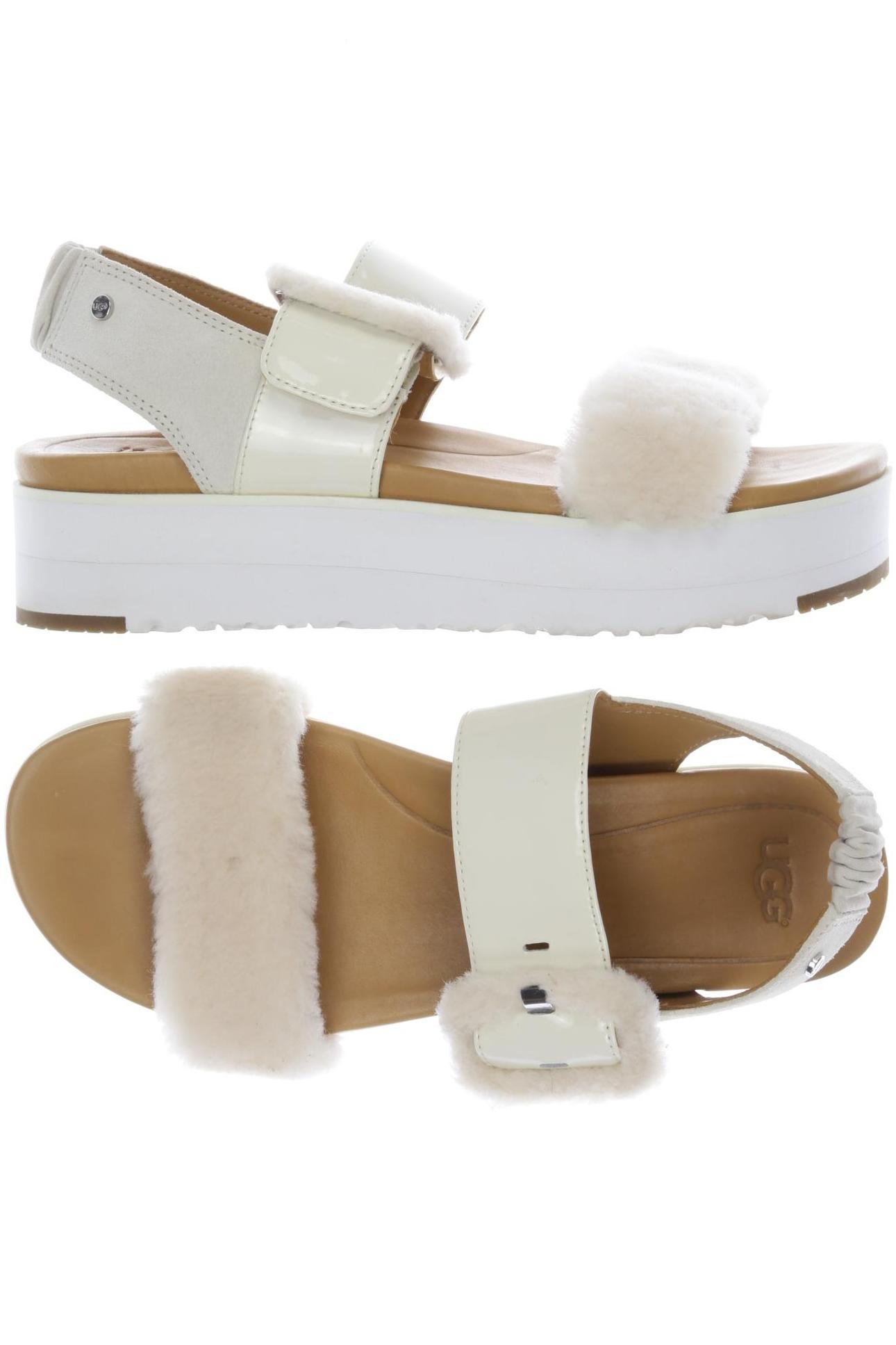 

UGG Damen Sandale, cremeweiß, Gr. 39